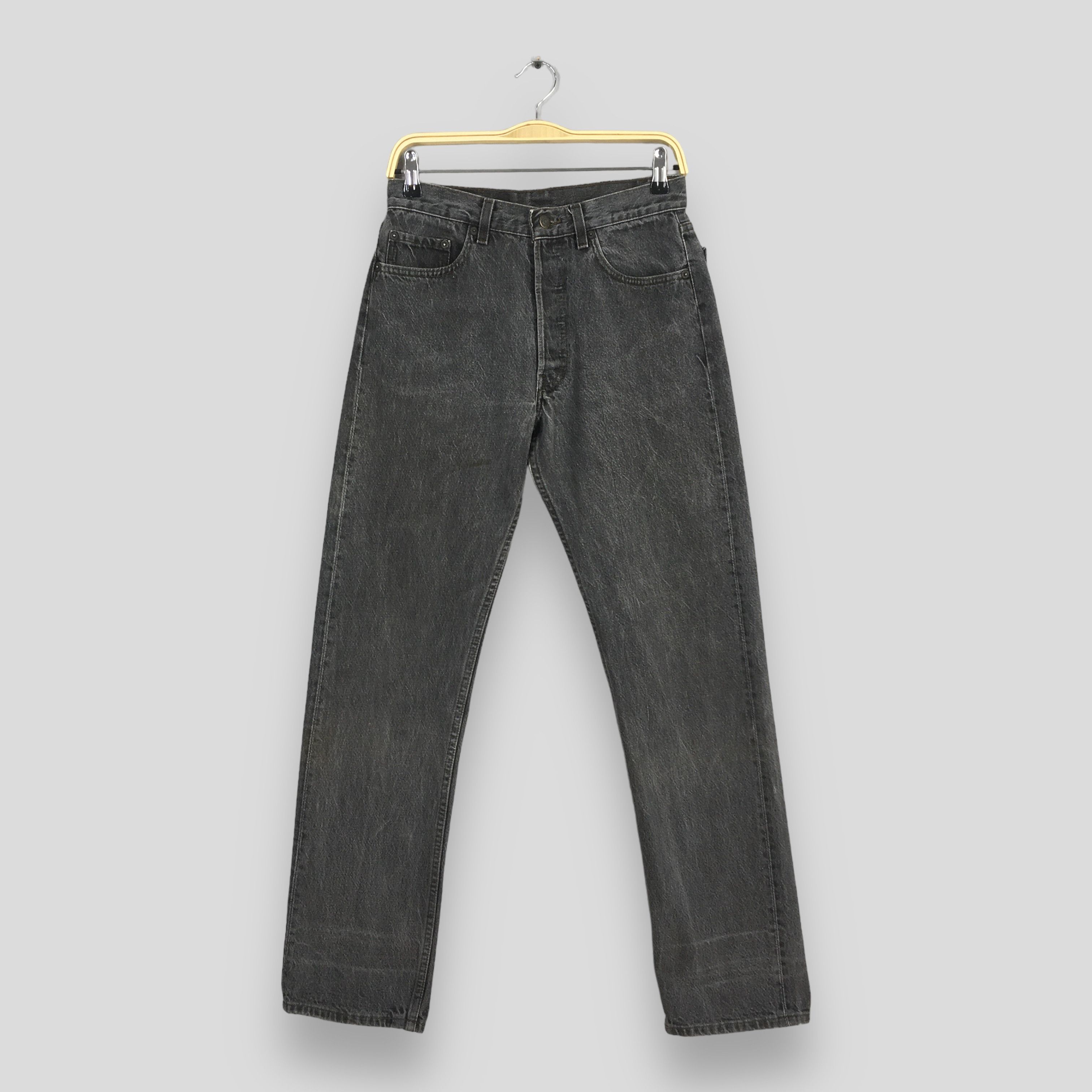 Levi's Size 28x31 Vintage 80s Levi's 501 Black Jeans S926 Size US 28 / EU 44 - 1 Thumbnail