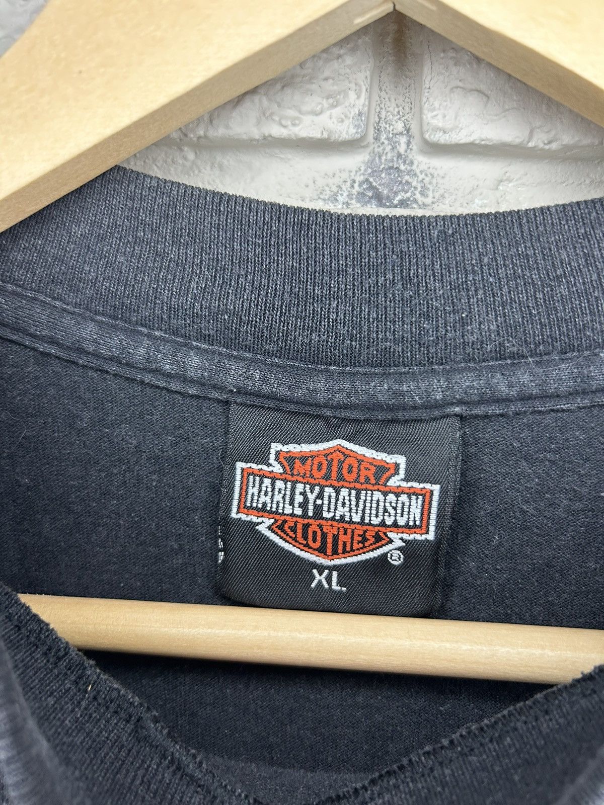 Harley Davidson Vintage 90s Harley Davidson 3D Emblem Leader Of The Pack T Size US XL / EU 56 / 4 - 8 Thumbnail