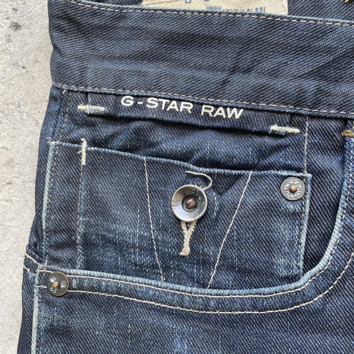 G-Star Vintage G-Star Raw 3301 Dark Blue Jeans Denim Pants W37 Size US 37 - 7 Thumbnail