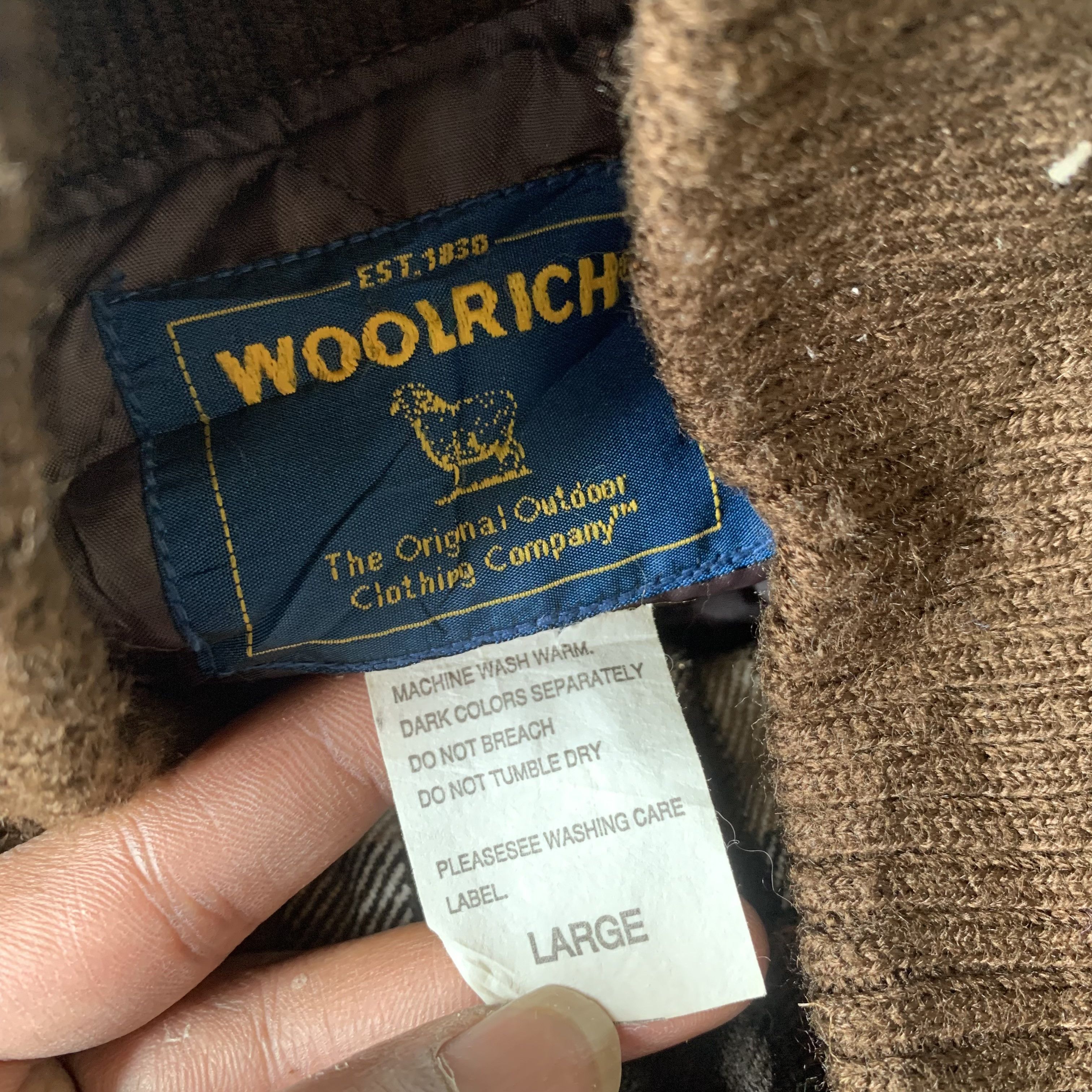 Woolrich Woolen Mills 2000s Woolrich Ifsixwasnine Plaid Knit Wool Jacket Size US L / EU 52-54 / 3 - 7 Thumbnail