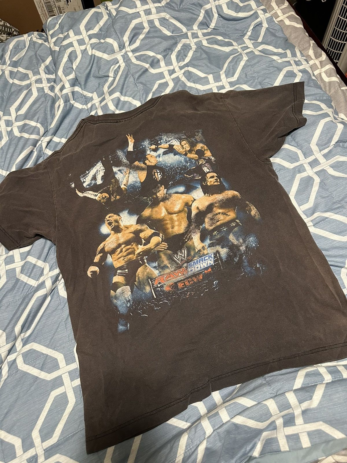 Vintage × WWE Vintage WWE Smackdown vs Raw Tee Size US M / EU 48-50 / 2 - 2 Thumbnail