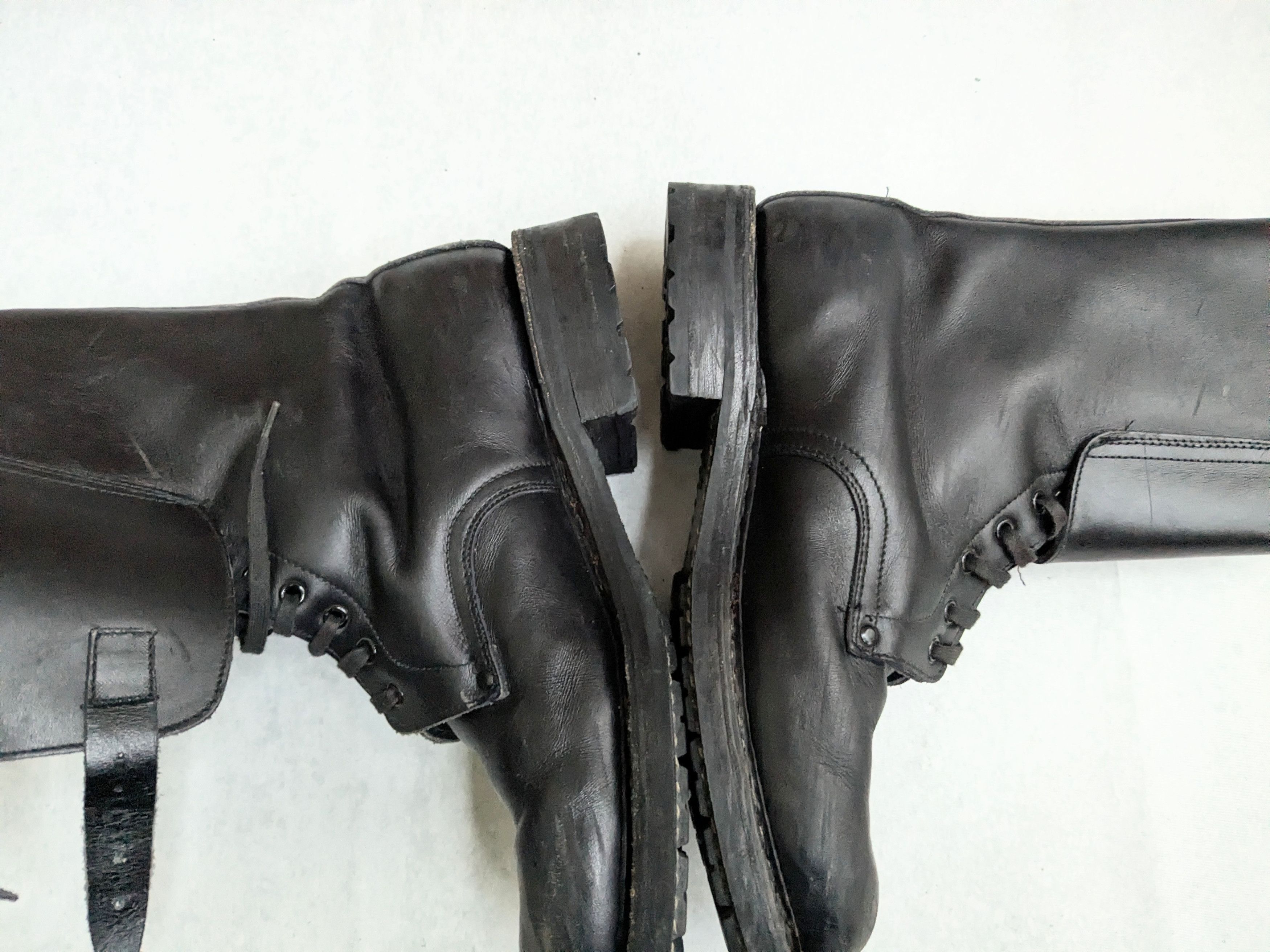 Genuine Leather Derisi Combat Boots Black 9 42 Paratrooper Military Size US 9 / EU 42 - 9 Thumbnail