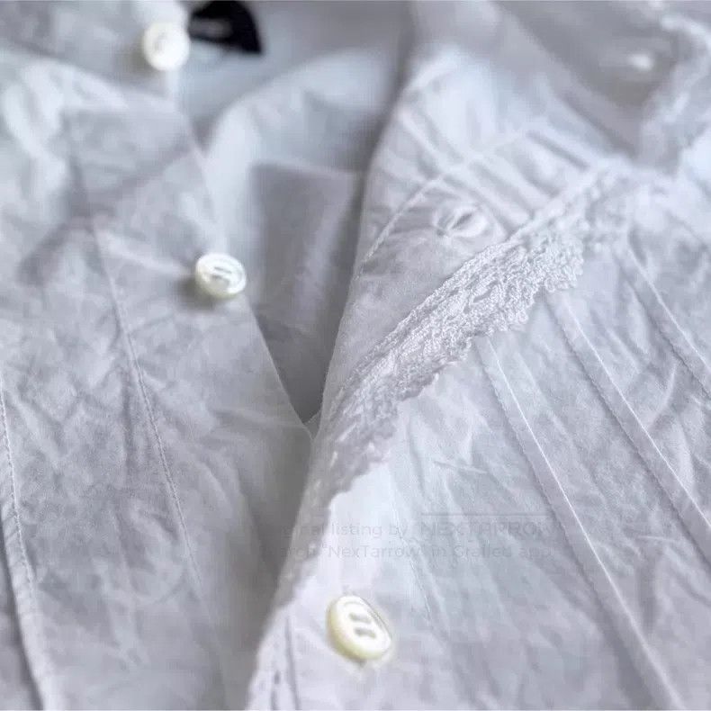 Comme des Garcons Comme Des Garcons Standing Collar Design Elegant Lace Edge Size M / US 6-8 / IT 42-44 - 6 Thumbnail
