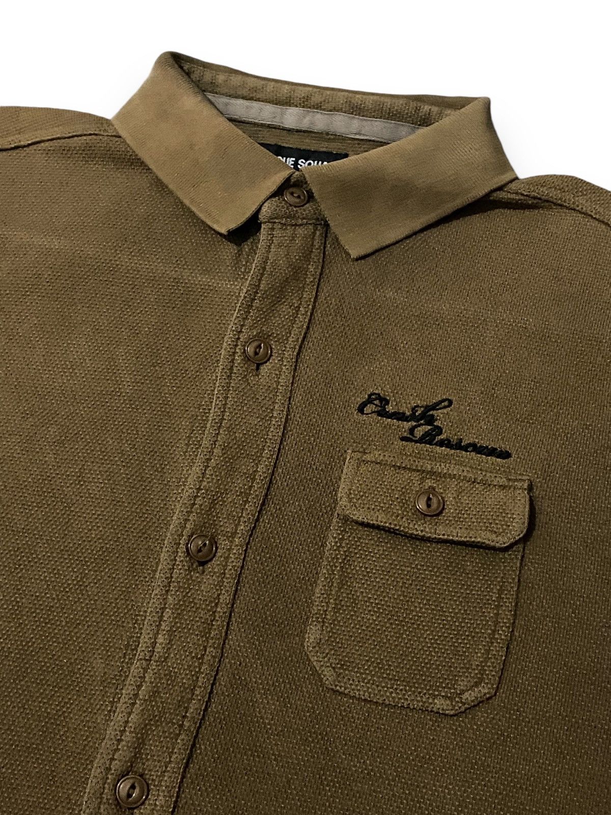 Japanese Brand RESCUE SQUAD JAPAN EMBEROIDERY BUTTON UP POLOS Size US M / EU 48-50 / 2 - 10 Thumbnail