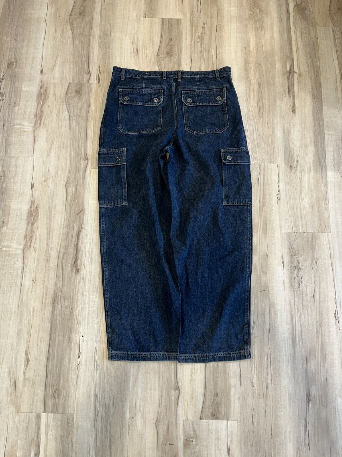 Faded Glory × Vintage Y2K faded glory wide leg baggy jeans Size US 38 / EU 54 - 2 Thumbnail