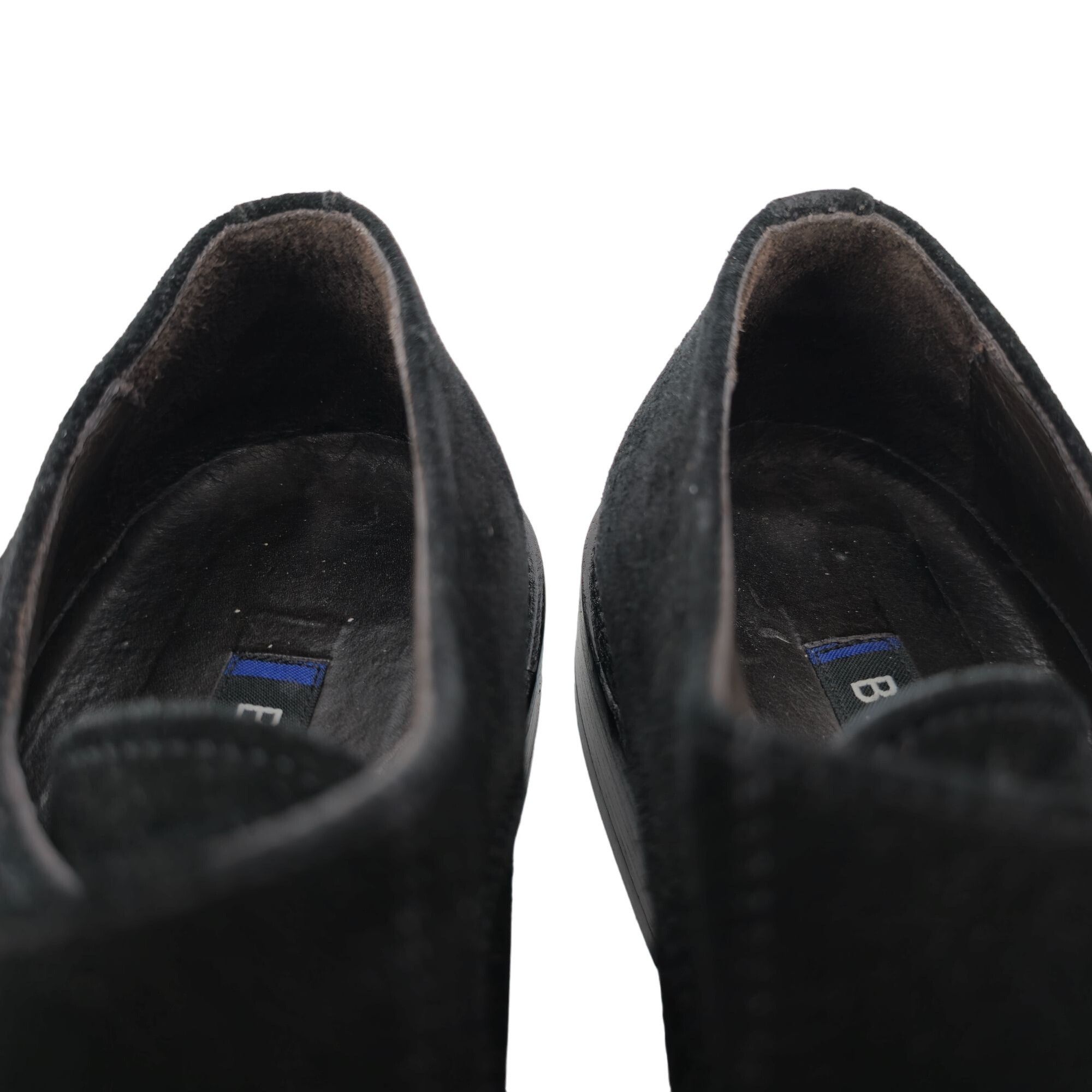 Bally Vintage Bally Italy Monk Strap Loafers Mens 8.5D Black Suede Size US 8.5 / EU 41-42 - 11 Thumbnail