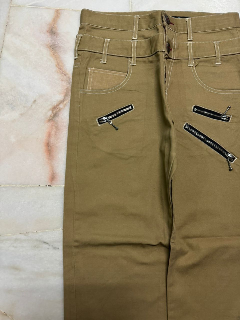 semanticdesign 💥Double Waist💥Vintage Y2K SemanticDesign Multi-Zipper Pants Size US 29 - 4 Thumbnail