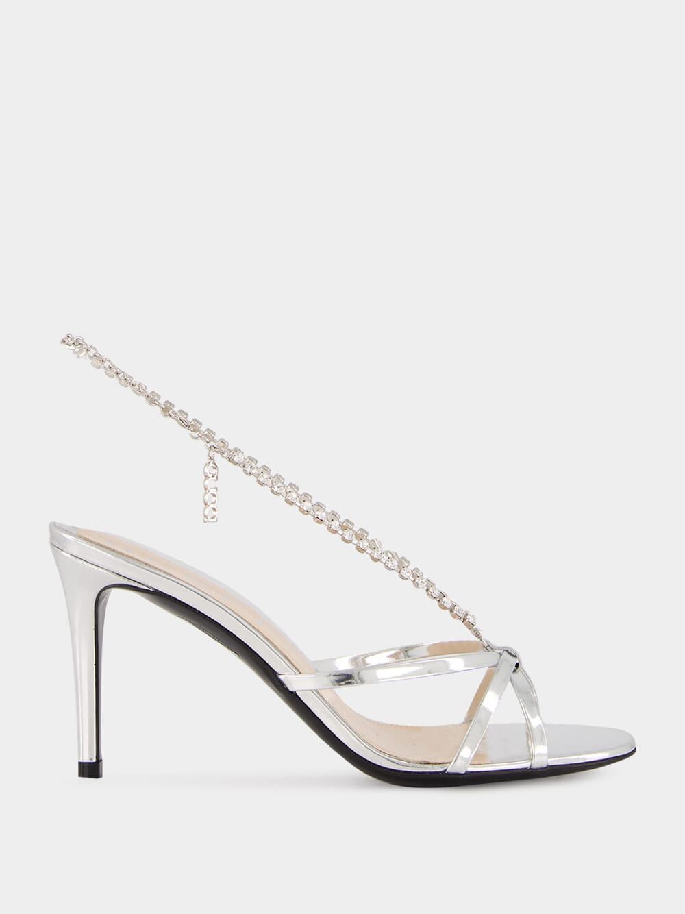 Gucci Gucci Crystal Chain Sandals SIZE 36 Size ONE SIZE - 1 Thumbnail