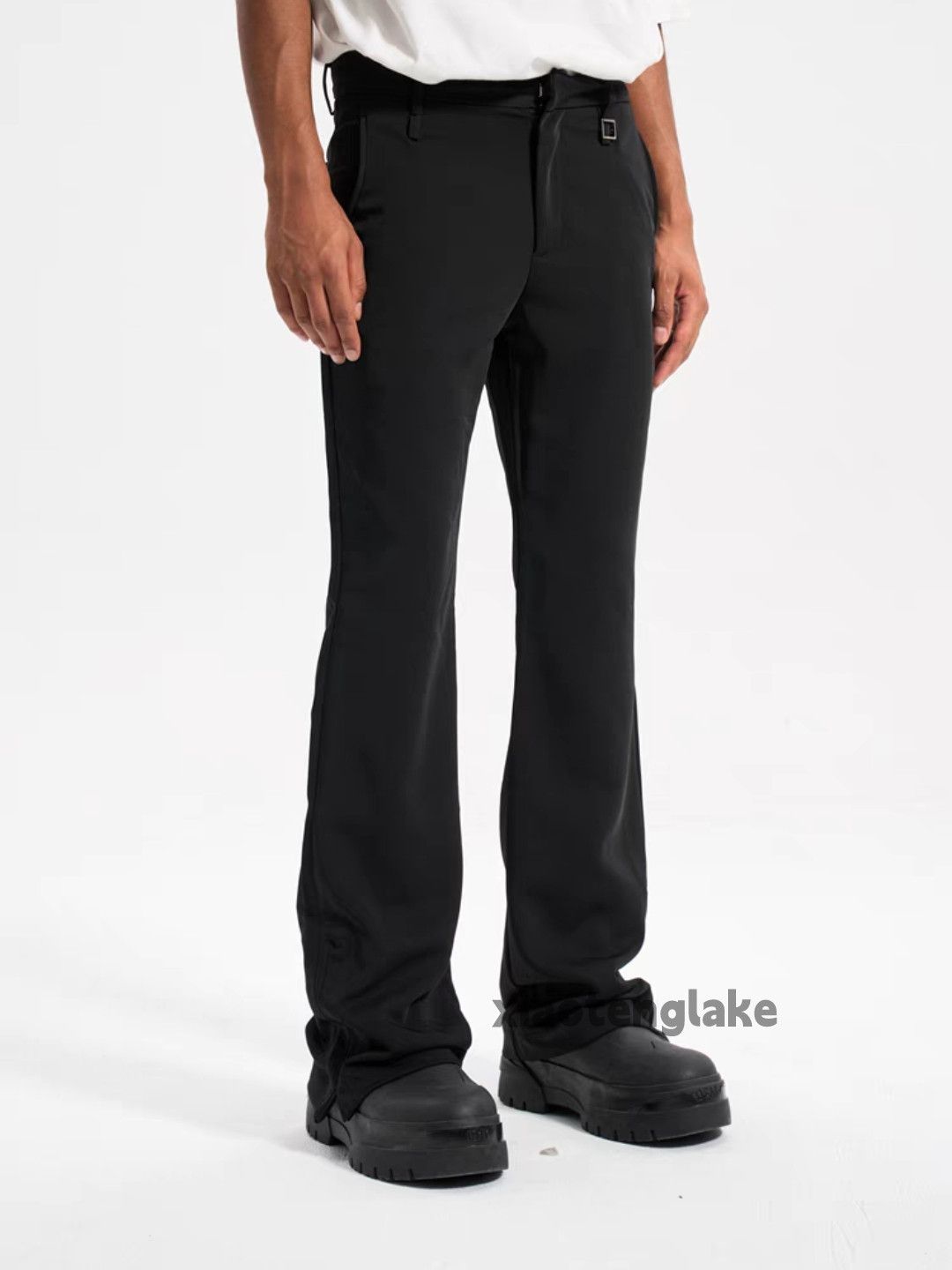 Designer × Japanese Brand × Vintage retro y2k yuppie bootcut flared cleanfit work pants Size US 36 / EU 52 - 1 Thumbnail