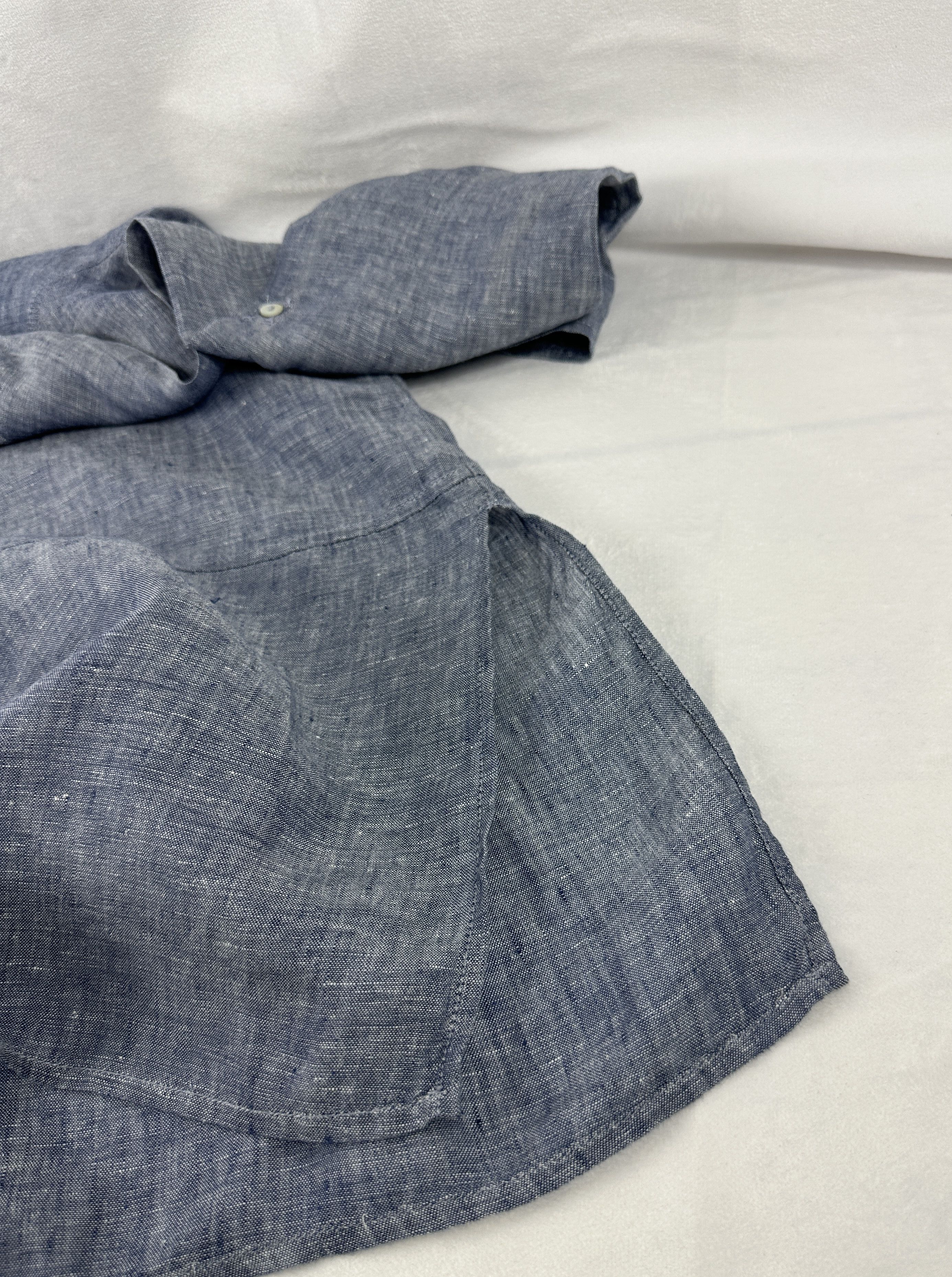Elie Tahari TAHARI Linen Long Sleeve Tunic Style Med Size M / US 6-8 / IT 42-44 - 5 Thumbnail