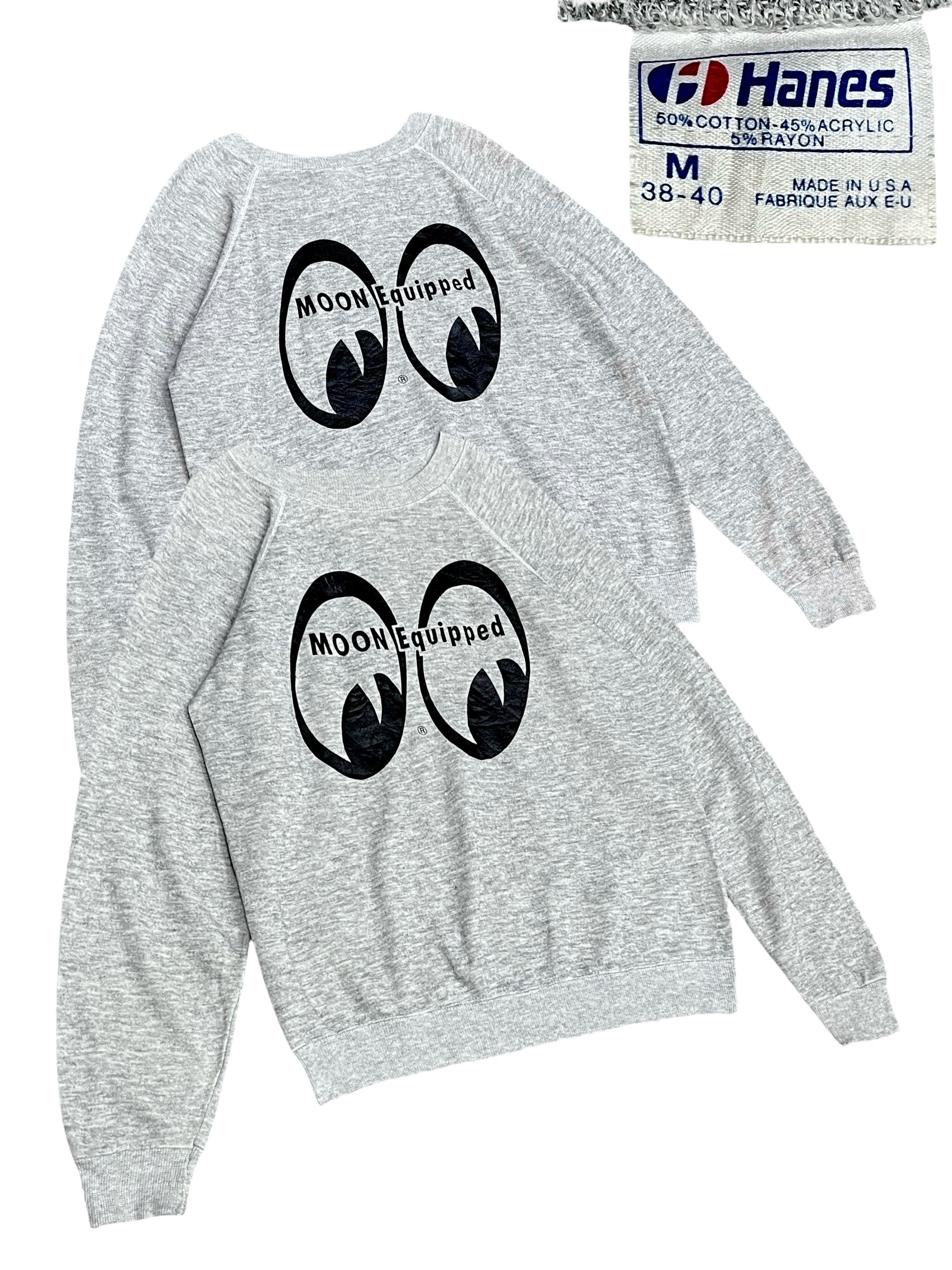Hanes 80s Hanes x MOON Equipped Sweatshirt USA Made Vintage Size US M / EU 48-50 / 2 - 1 Thumbnail