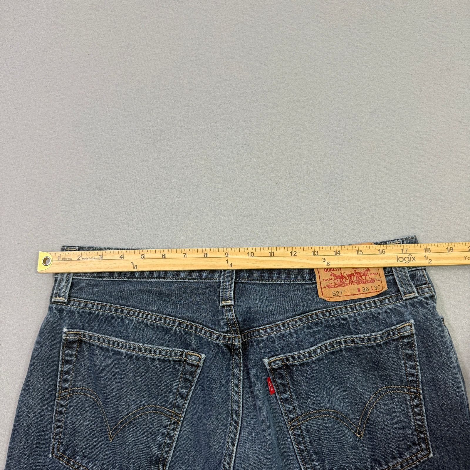 Levi's Vintage Levis 527 Low Bootcut Jeans Men's 36x30 Blue Denim Size US 36 / EU 52 - 8 Thumbnail