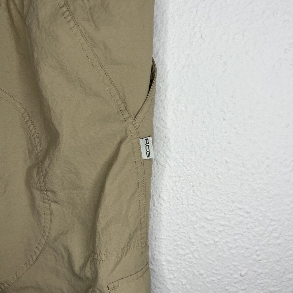 Nike Nike ACG Baggy Cargo Vintage Pants Trousers Beige Ski Retro Size US 32 / EU 48 - 9 Thumbnail