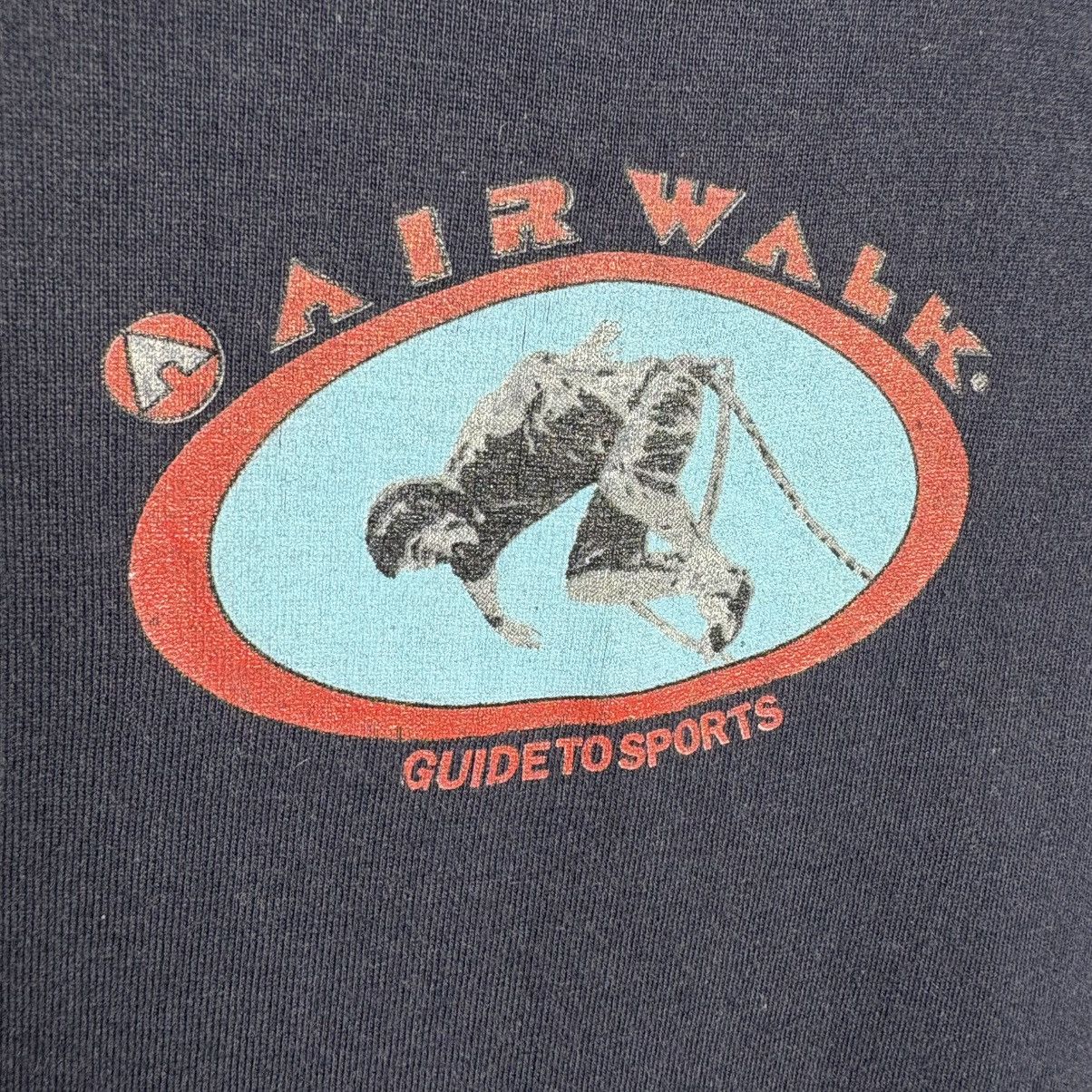 Airwalk × Vintage Vintage 90s Airwalk Shoes Graphic T-Shirt / Skateboards Size US XL / EU 56 / 4 - 4 Thumbnail