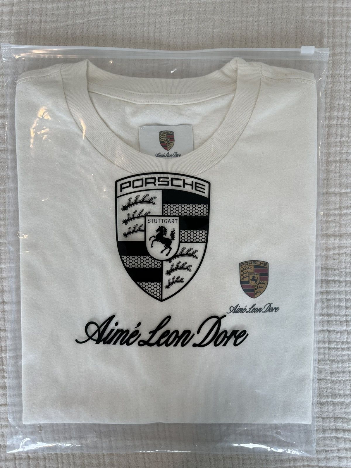 Aime Leon Dore × Porsche Design Aime Leon Dore x Porsche 993 Turbo Tee Cream NWT Sealed Size US S / EU 44-46 / 1 - 1 Thumbnail