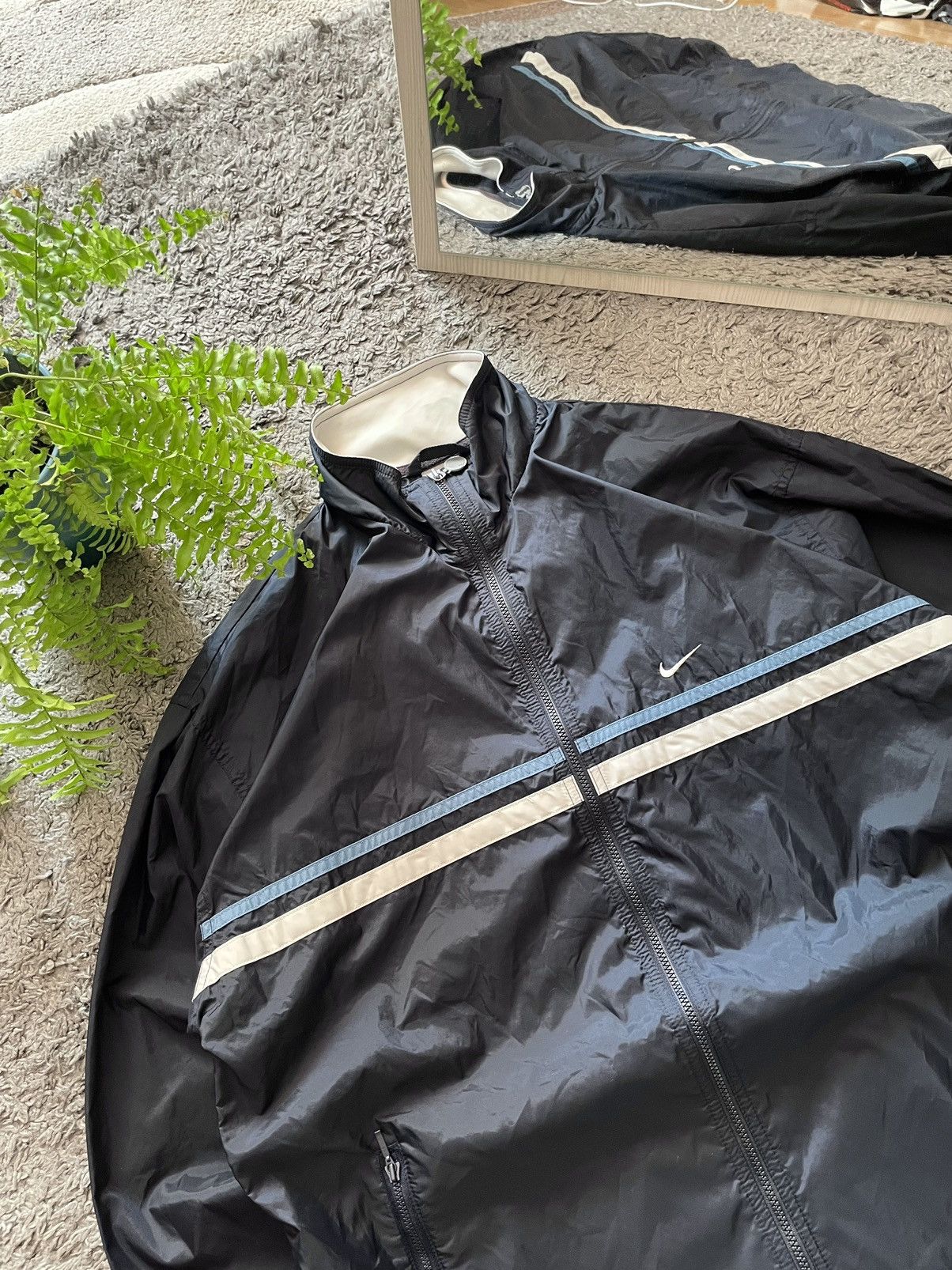 Nike × Vintage 00s Nike Vintage Light Jacket Streetwear Logo Swoosh Size US M / EU 48-50 / 2 - 3 Thumbnail