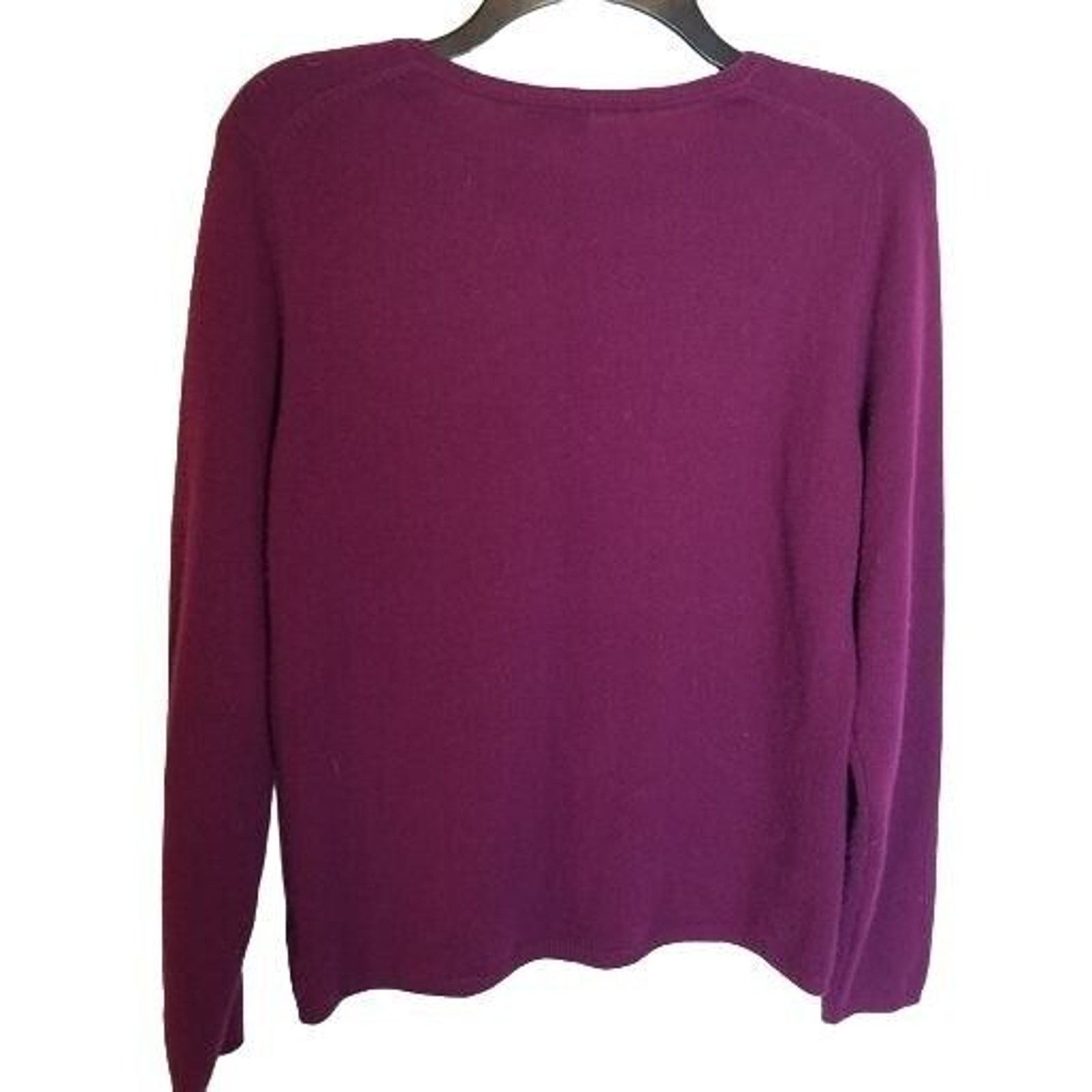 Class Club Charter Club Womens Cashmere Sweater Sz M Classic Preppy Ivy Size M / US 6-8 / IT 42-44 - 7 Thumbnail