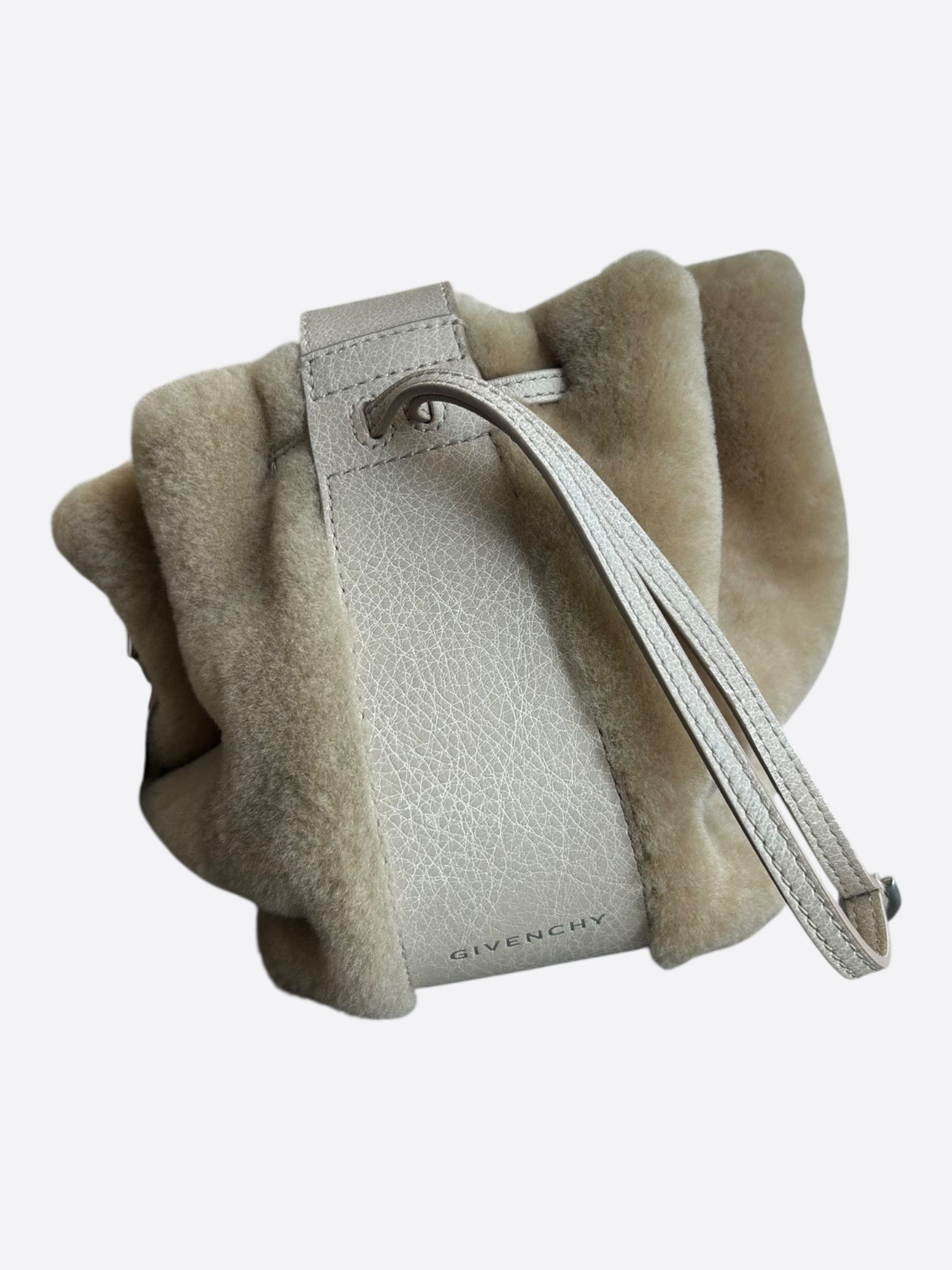 Givenchy Givenchy Brown Fur Pumpkin Bucket Bag Size ONE SIZE - 4 Thumbnail