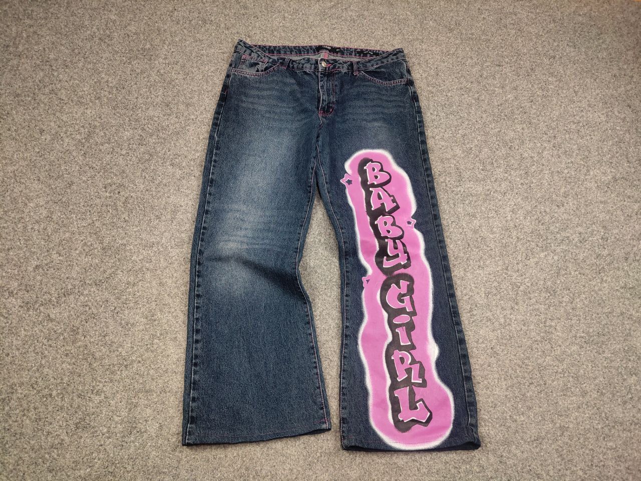 Hysteric Glamour VTG Y2K Hysteric Glamour Style Baggy Flared Jeans low rise Size US 34 / EU 50 - 7 Thumbnail