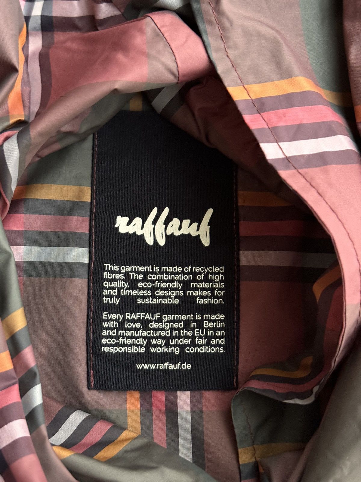 Japanese Brand × Vintage Vintage Raffauf Berlin Recycled Fibre Nylon Raincoat Size US M / EU 48-50 / 2 - 9 Thumbnail
