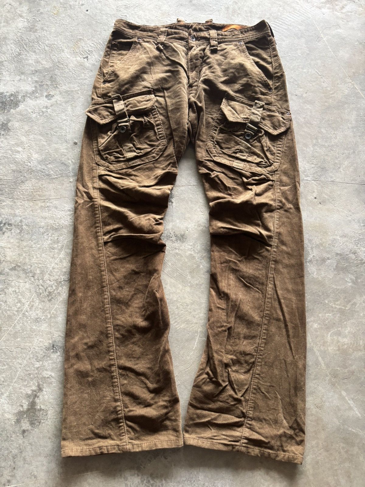 Edwin FLARE edwin vintage limited edition GOA style cargo corduroy Size US 33 - 1 Thumbnail