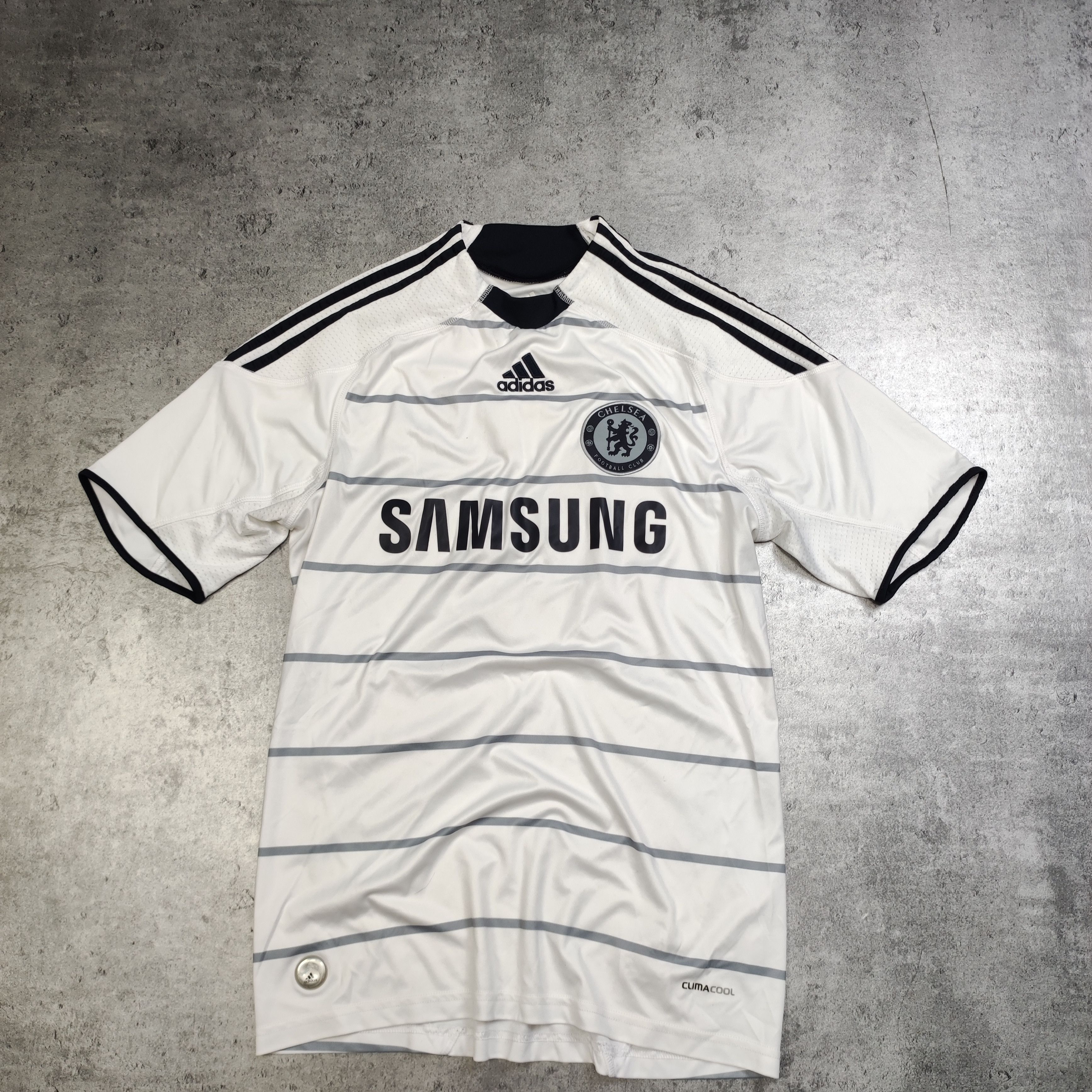 Chelsea Soccer × Vintage Vintage RARE 2009 Third Chelsea London Adidas Jersey Size US S / EU 44-46 / 1 - 2 Thumbnail