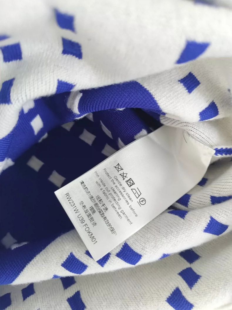 Louis Vuitton Louis Vuitton Blue and white monogram printed hoodie Size US M / EU 48-50 / 2 - 4 Thumbnail
