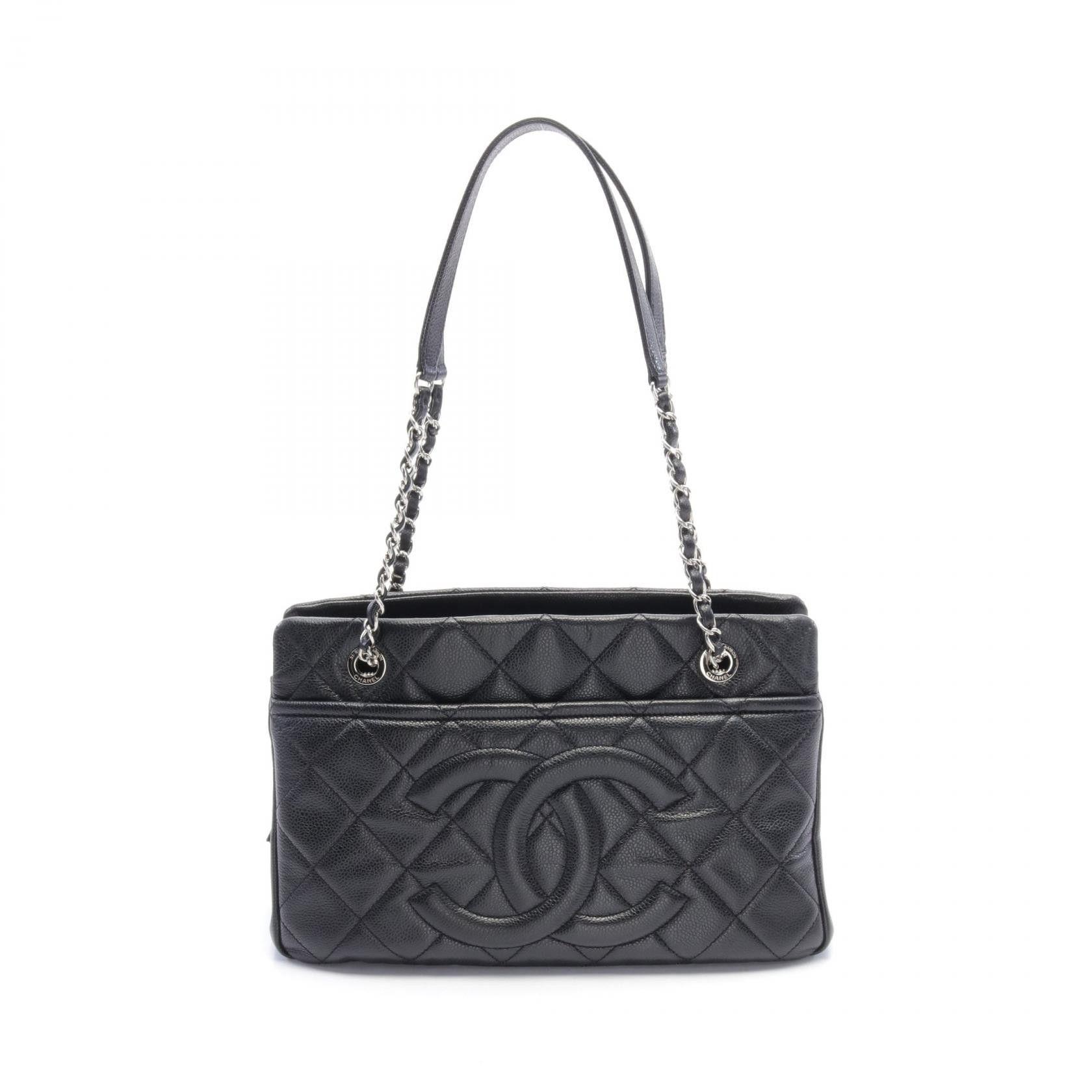 Chanel Chanel CC Caviar Timeless Tote Leather Tote Bag A67294 in Very Good Condition Size ONE SIZE - 1 Thumbnail