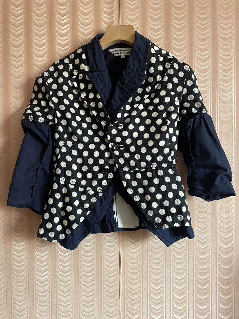Comme des Garcons Comme Des Garcons Women's linen polka-dot irregularly pane Size S / US 4 / IT 40 - 1 Thumbnail