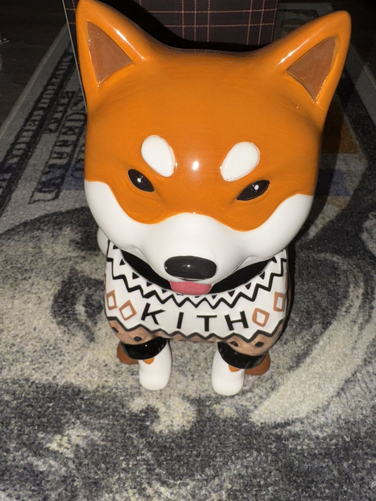 Kith Kith Kithmas Ceramic Shiba Cookie Jar Size ONE SIZE - 3 Thumbnail