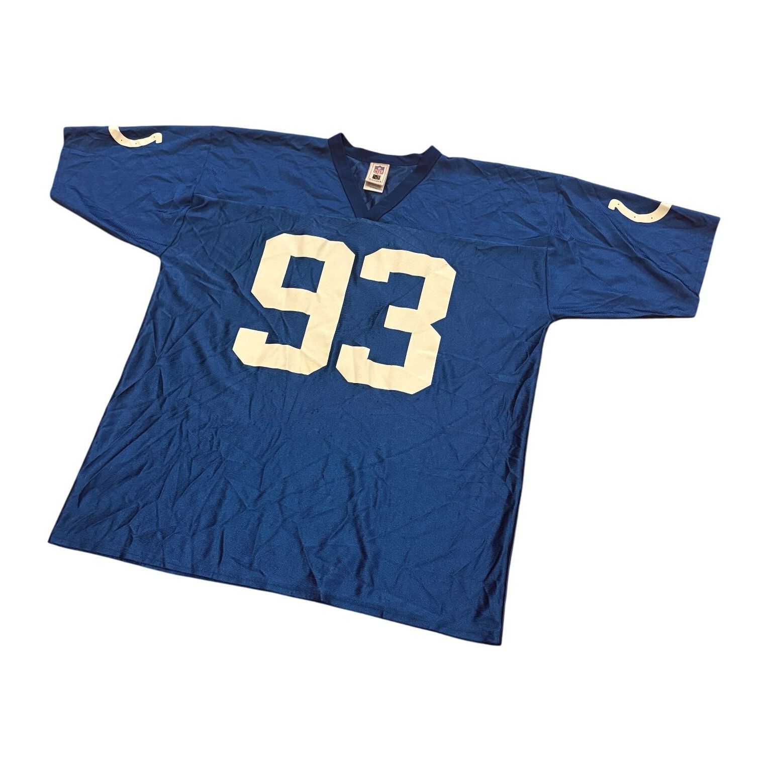 NFL Indianapolis Colts Dwight Freeney #93 NFL Jersey Blue Men's Size US XL / EU 56 / 4 - 4 Thumbnail