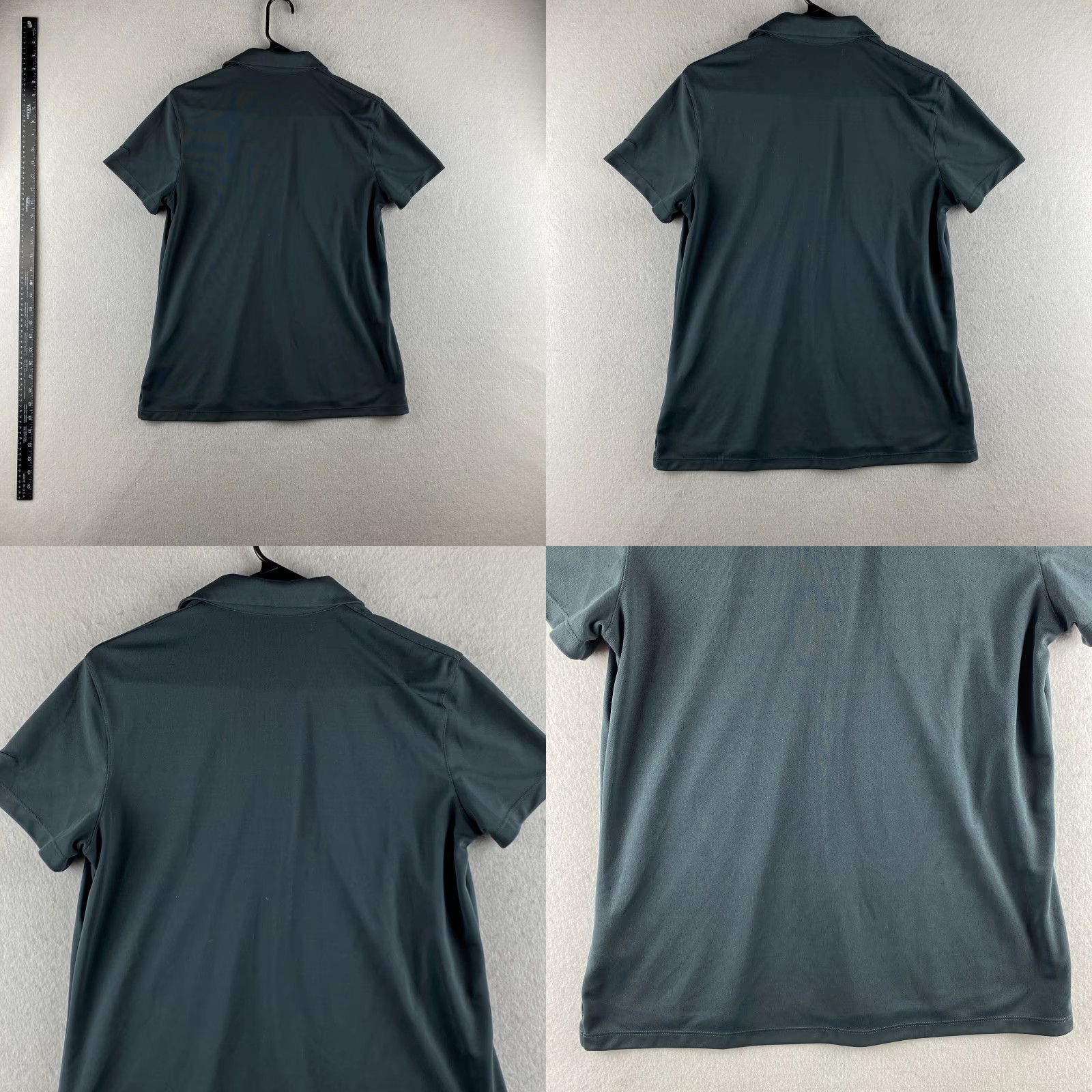Nike Nike Polo Shirt Womens L Black Collared Breathable Cap Sleeve Pullover Size L / US 10 / IT 46 - 9 Thumbnail