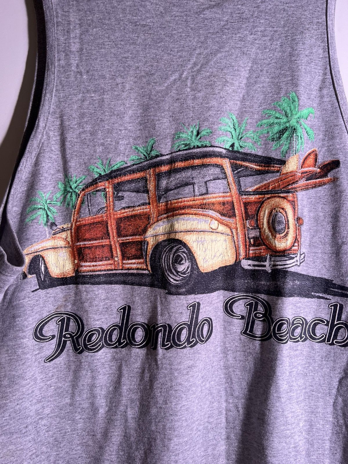 Vintage 90’s 2000’s Y2K VTG Vintage Redondo Beach Woody Car Tank Top Size US L / EU 52-54 / 3 - 4 Thumbnail