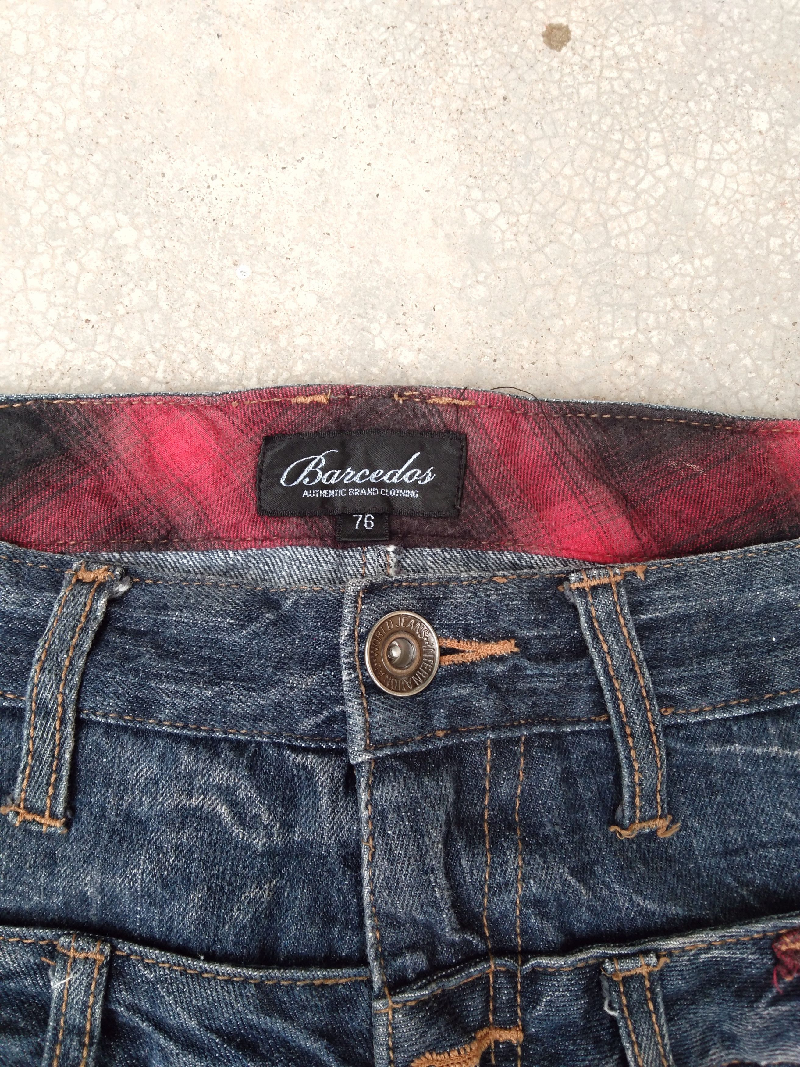 Japanese Brand Vintage Retro Double Waist Punk Avant-Garde Jeans Style Size US 30 / EU 46 - 6 Thumbnail