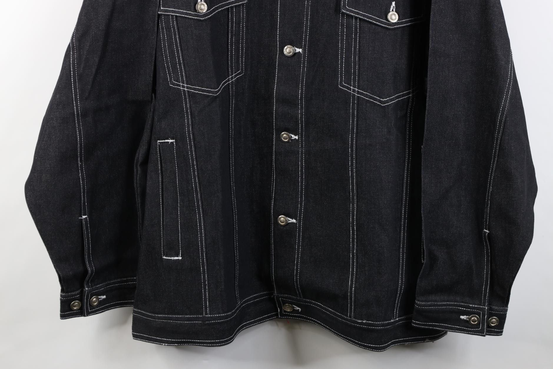 Vintage Deadstock Vtg 90s Streetwear Rap DJ Denim Trucker Jacket Size US XXL / EU 58 / 5 - 3 Thumbnail