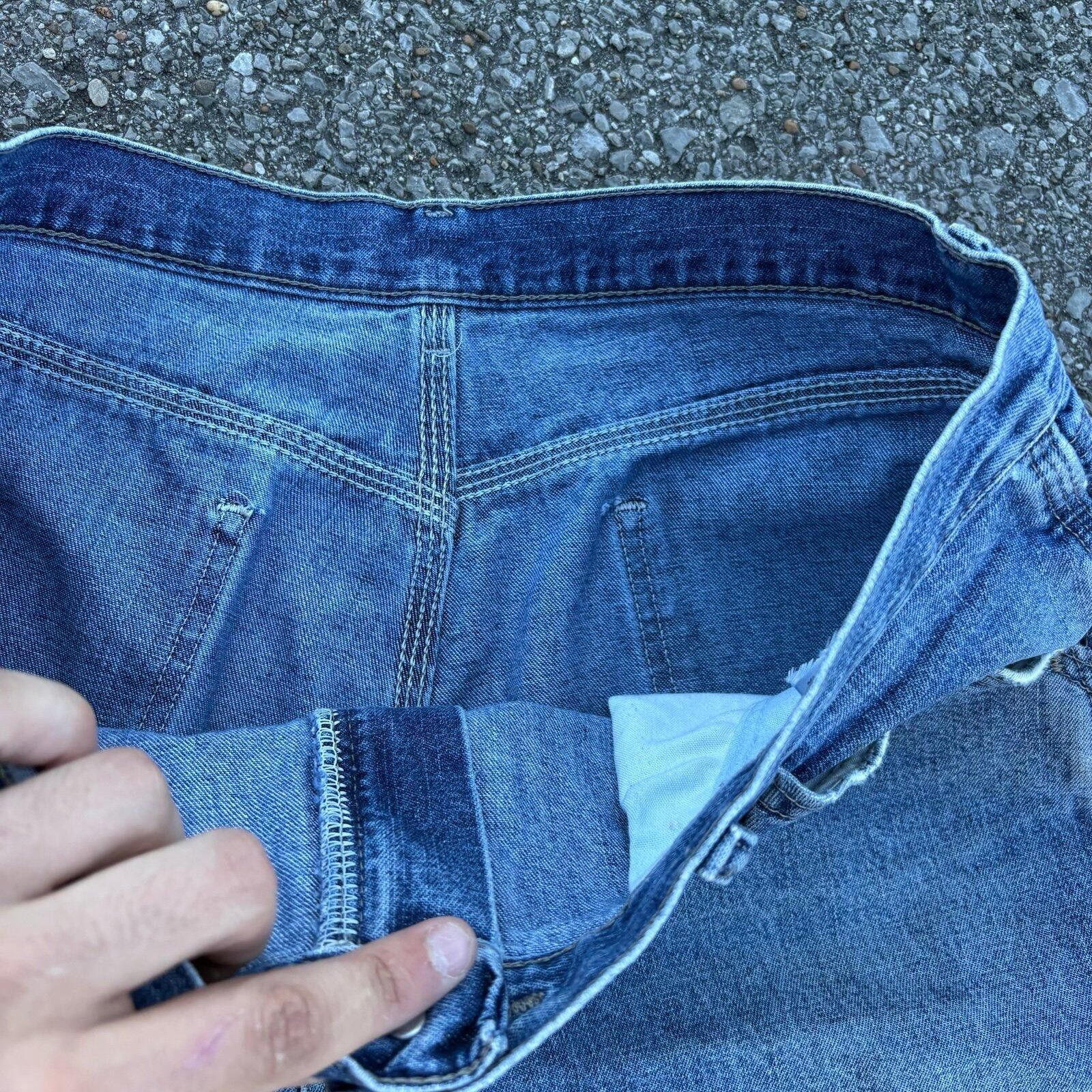 Wrangler Vintage 90s Y2K baggy jorts Size US 32 / EU 48 - 3 Thumbnail