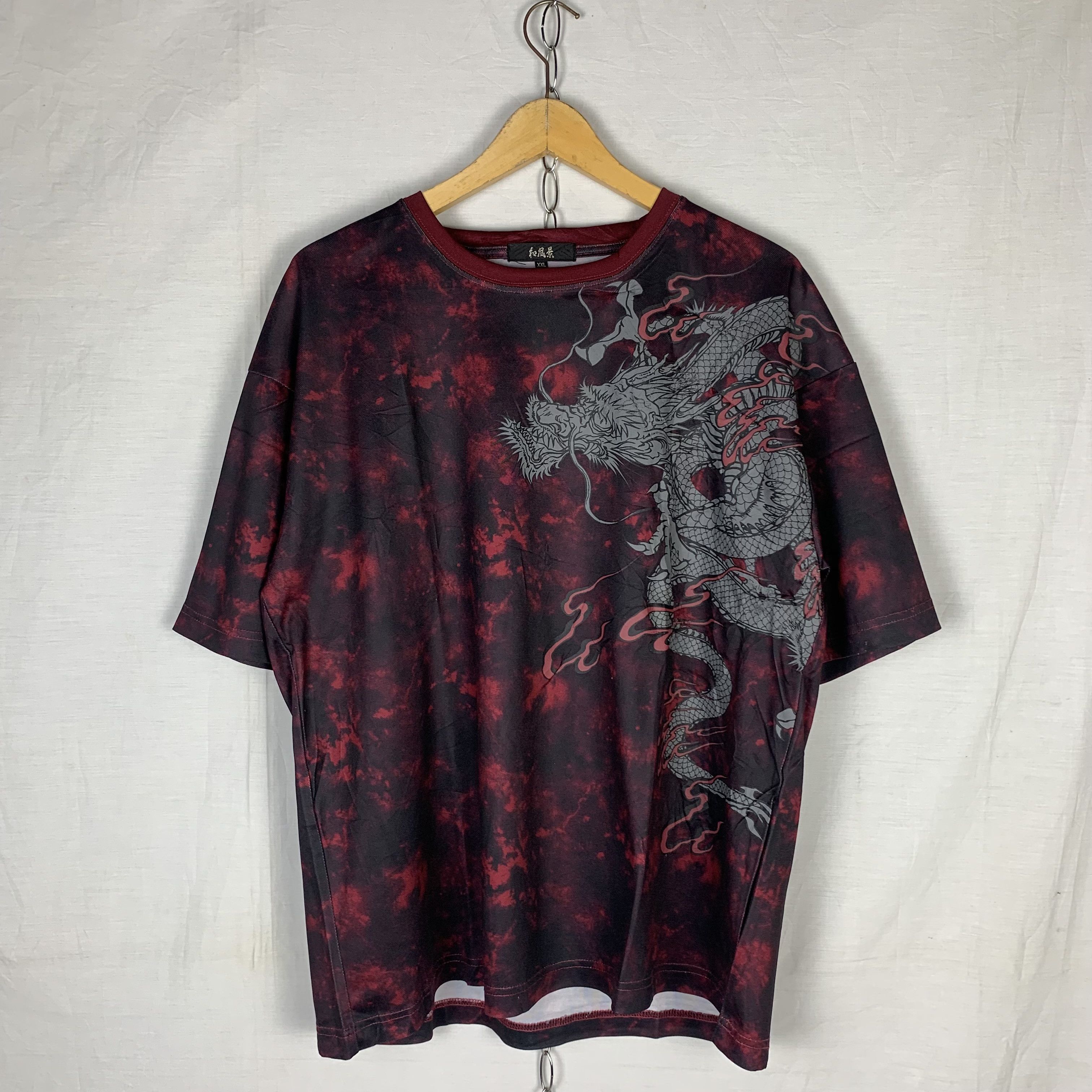 Japanese Brand Vintage Japanese Dragon Sukajan Tshirt Size US XL / EU 56 / 4 - 1 Thumbnail