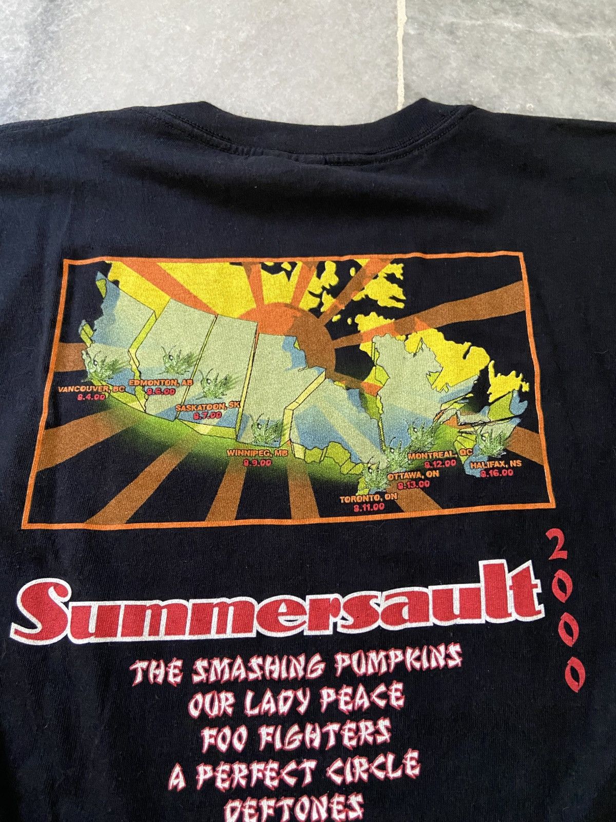 Band Tees 2000s The Smashing Pumpkins Summersault Tour Tee Size US L / EU 52-54 / 3 - 7 Thumbnail