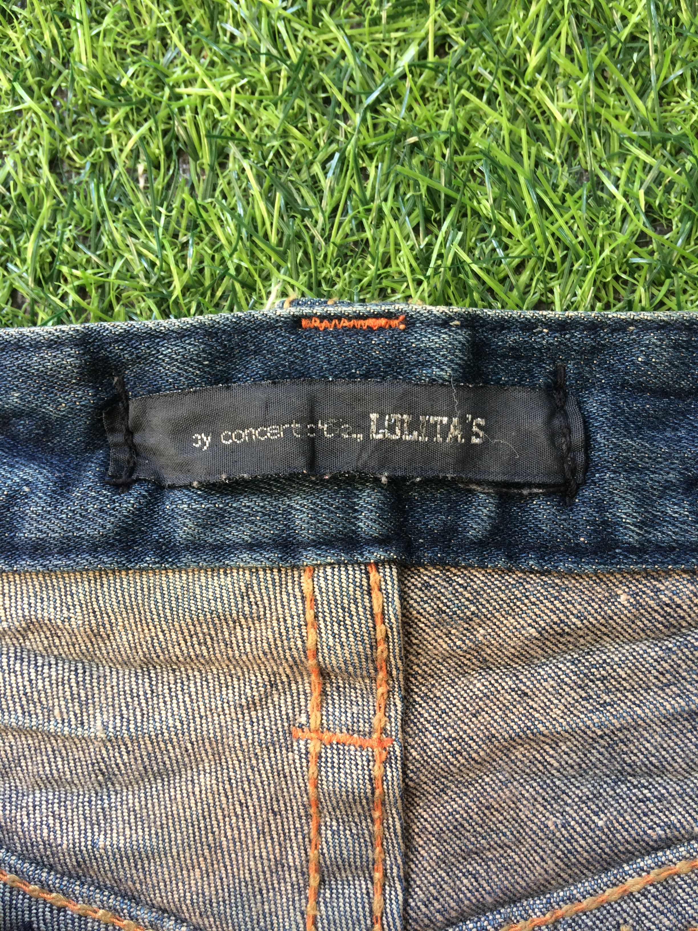 Japanese Brand Low Waist Lolita Japanese Jeans #D-590 Size 28" / US 6 / IT 42 - 12 Thumbnail
