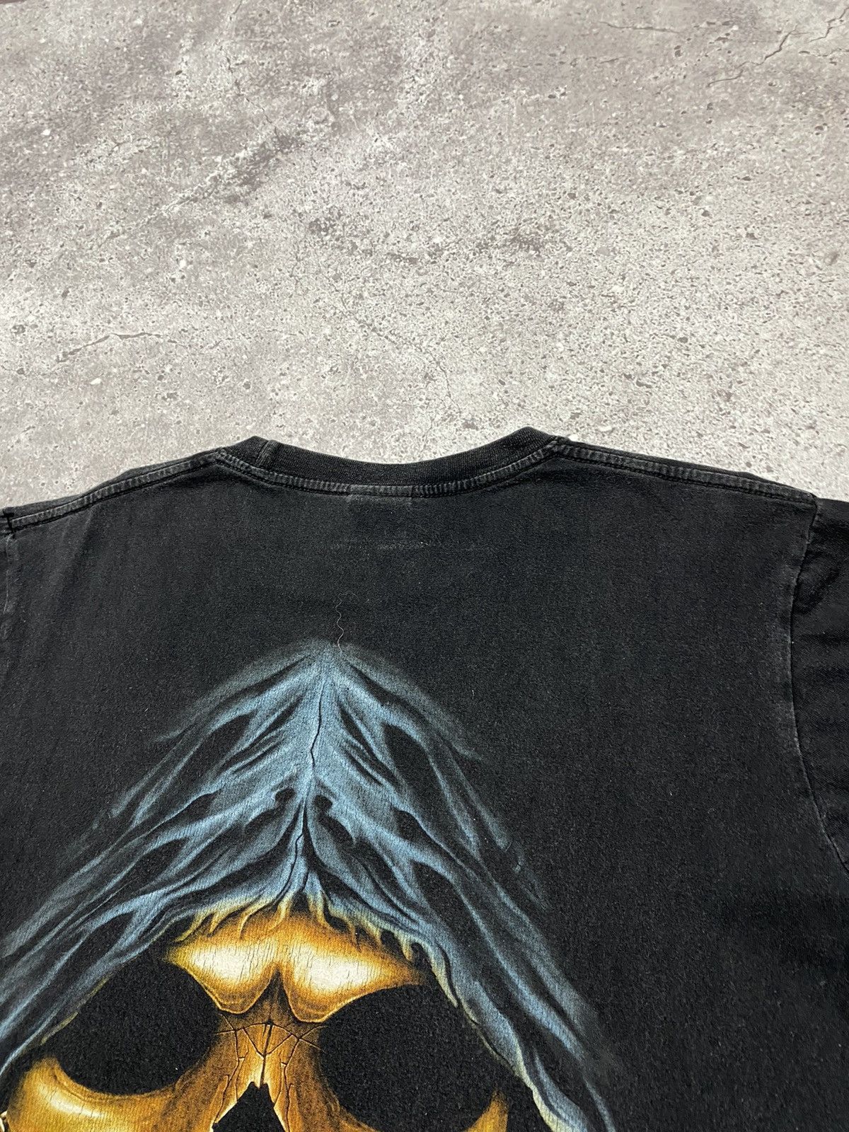 Other Vintage WILD Biker skull Harley Davidson style Tshirt Size US L / EU 52-54 / 3 - 8 Thumbnail