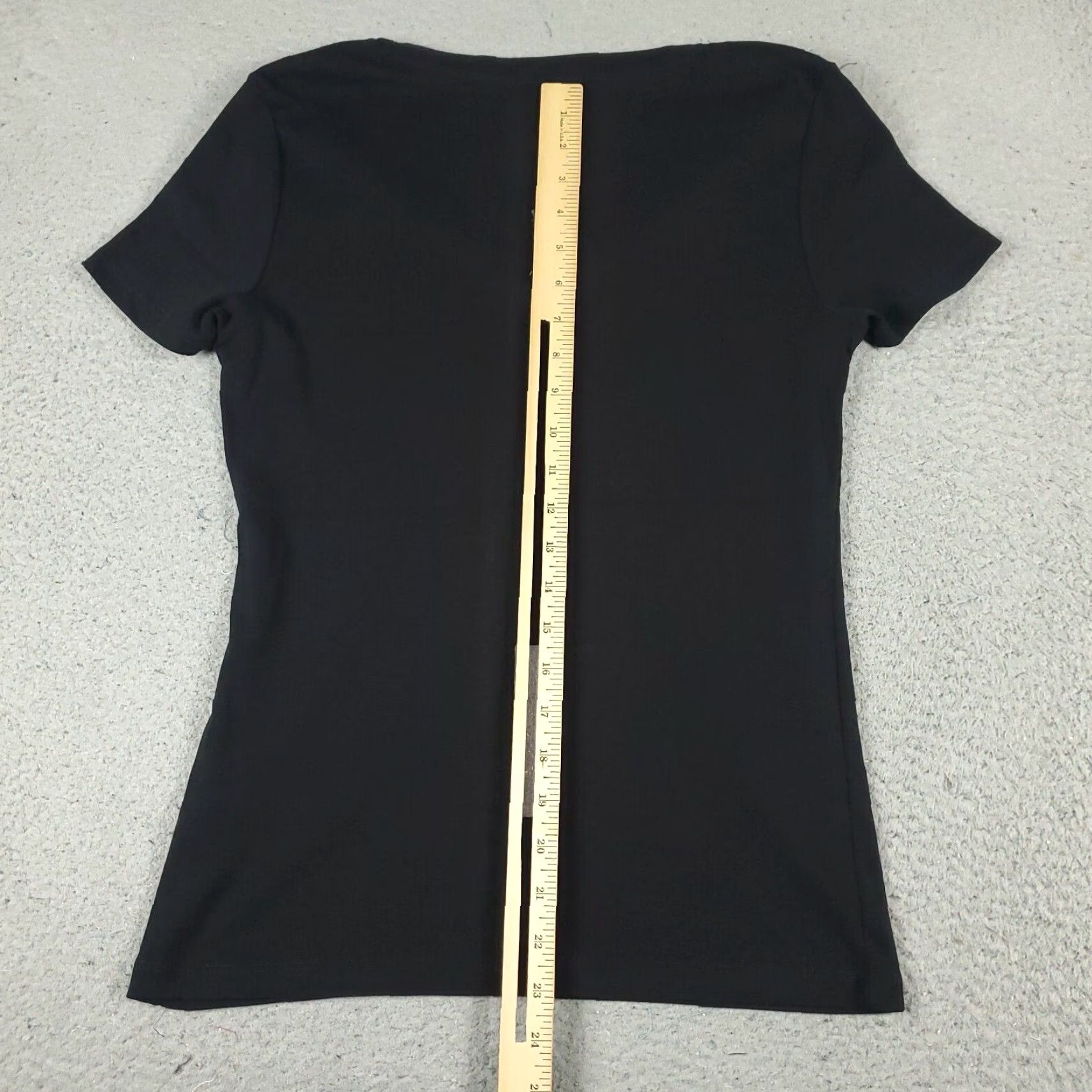 Tommy Hilfiger Tommy Hilfiger T Shirt Womens Medium Black Casual Short Sleeve Ladies Size M / US 6-8 / IT 42-44 - 3 Thumbnail