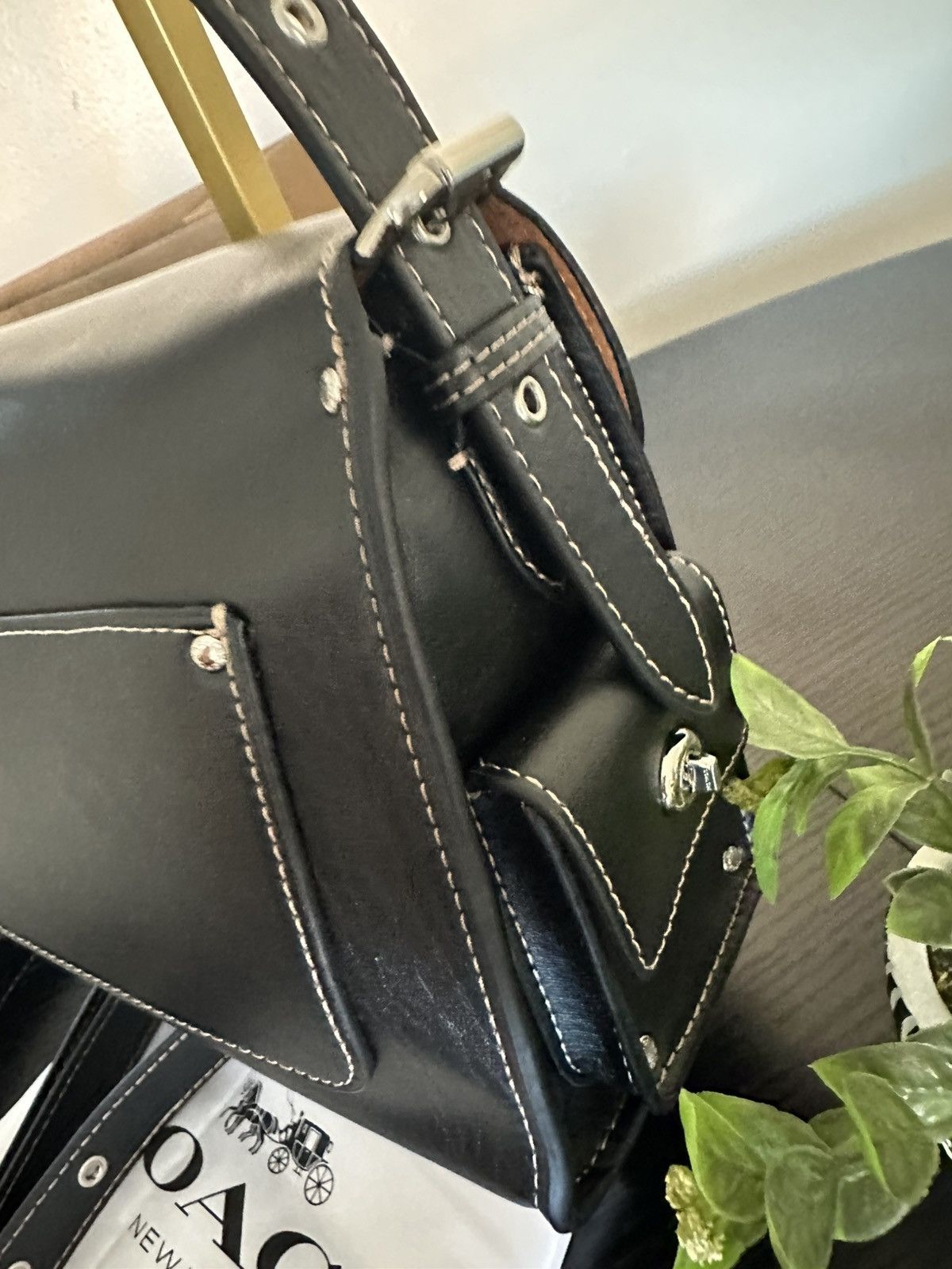 Coach Coach Cargo Western Turn-Lock Soft Tabby black Size ONE SIZE - 8 Thumbnail