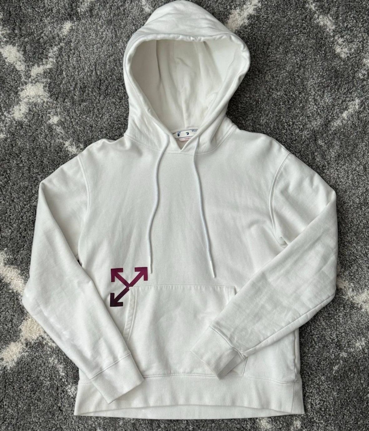 Off-White Off White Arrow logo hoodie Size US M / EU 48-50 / 2 - 1 Thumbnail