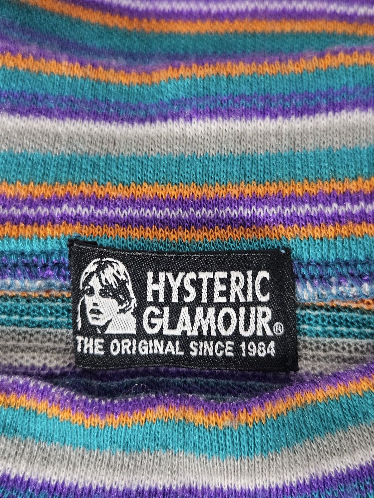 Hysteric Glamour Hysteric Glamour stripe turtleneck shirt Size US M / EU 48-50 / 2 - 4 Thumbnail