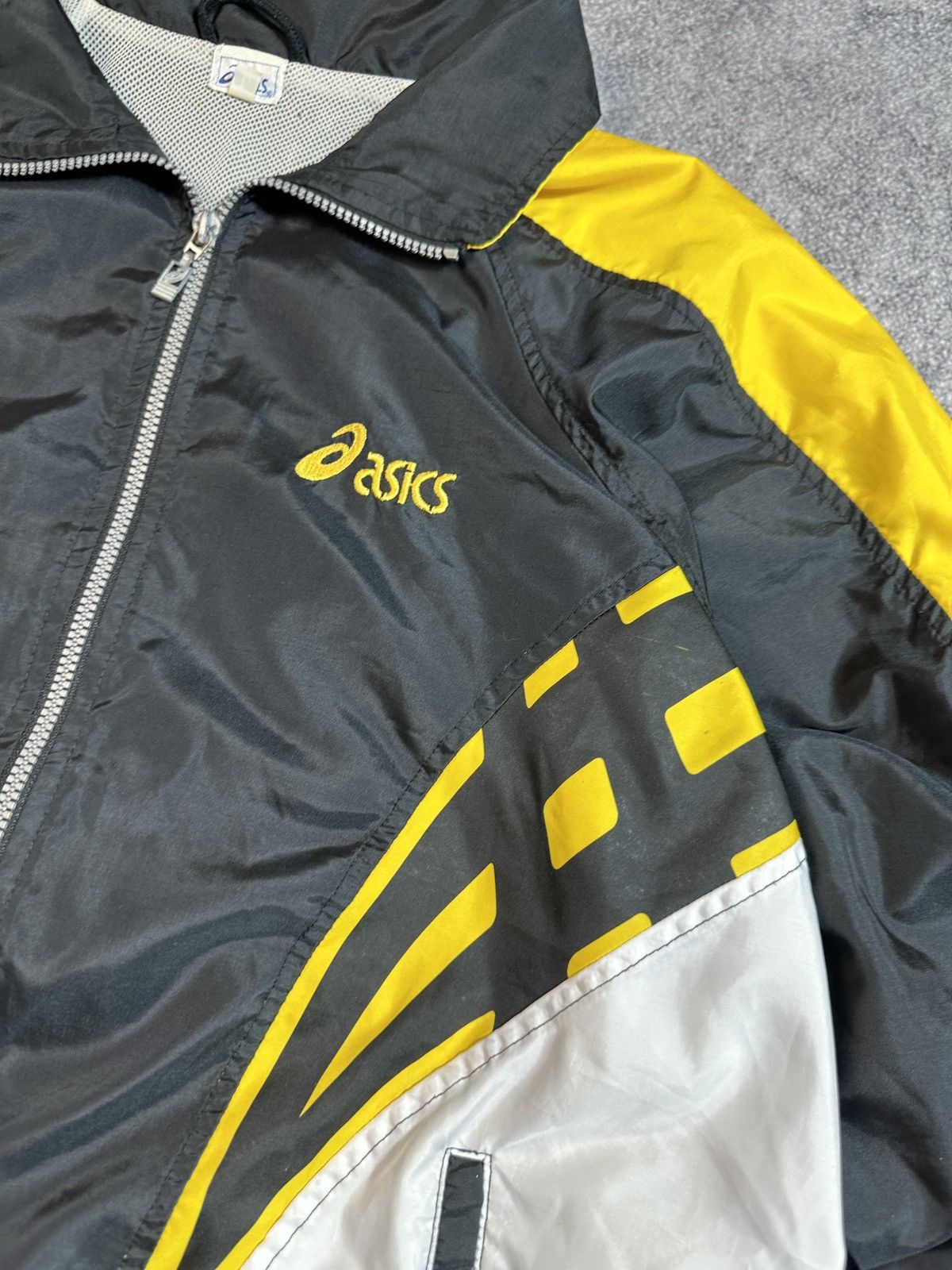 Asics Y2K Vintage Asics Logo Jacket Avant Garde Streetwear L Rare Size US L / EU 52-54 / 3 - 3 Thumbnail