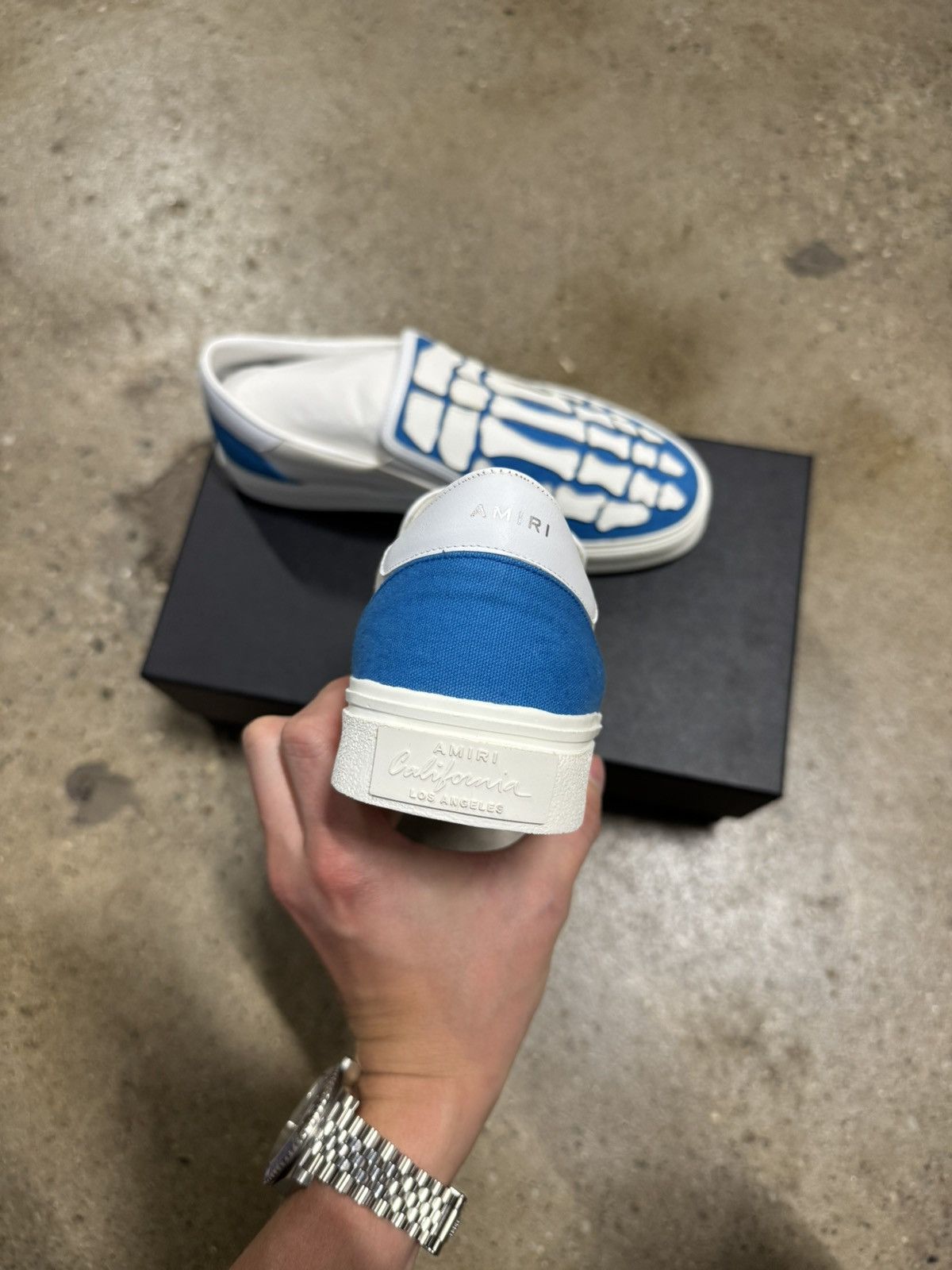 Amiri Amiri Skeleton Slip On Sneaker NEW 700$ Size US 8 / EU 41 - 3 Thumbnail