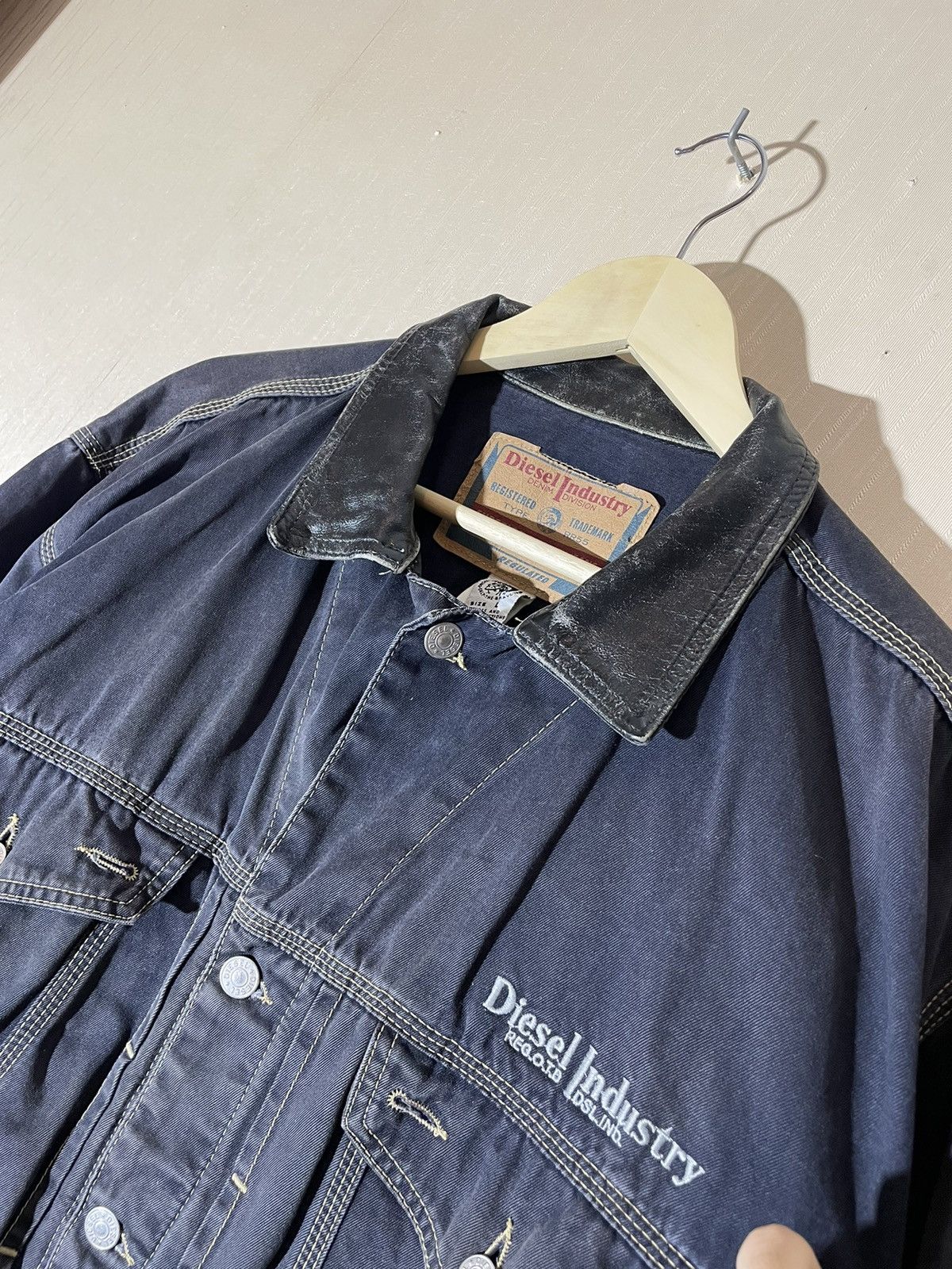 Diesel × Vintage Diesel vintage y2k jacket 00s Size US L / EU 52-54 / 3 - 18 Thumbnail