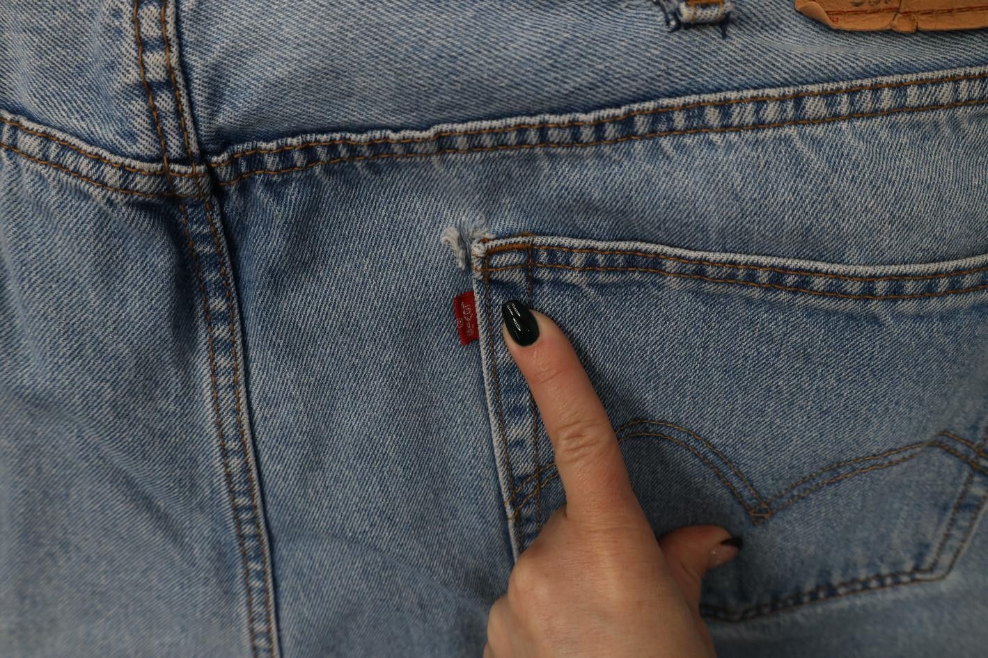 Levi's Vintage Y2K 2004 Levis 550 Relaxed Fit Denim Jeans Blue Size US 44 / EU 60 - 17 Thumbnail