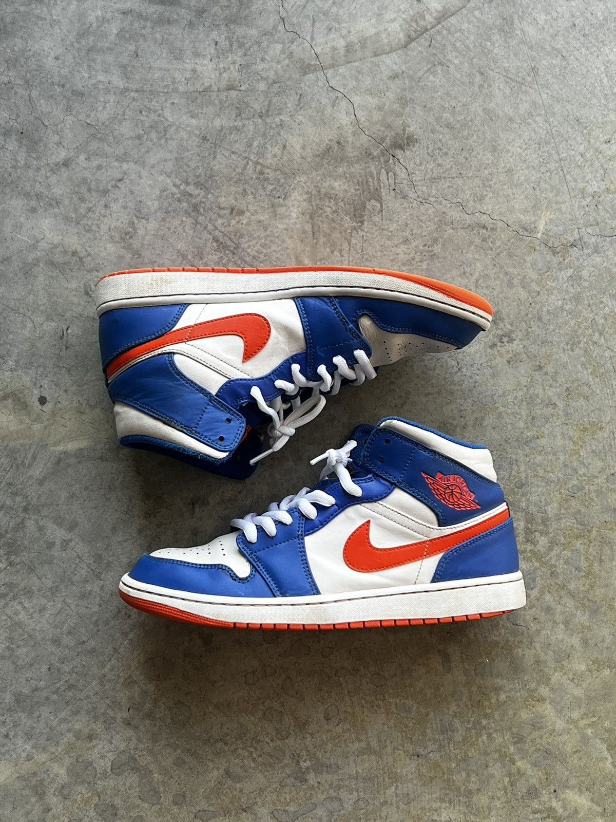 Nike Jordan 1 mid New York Knicks Grailed