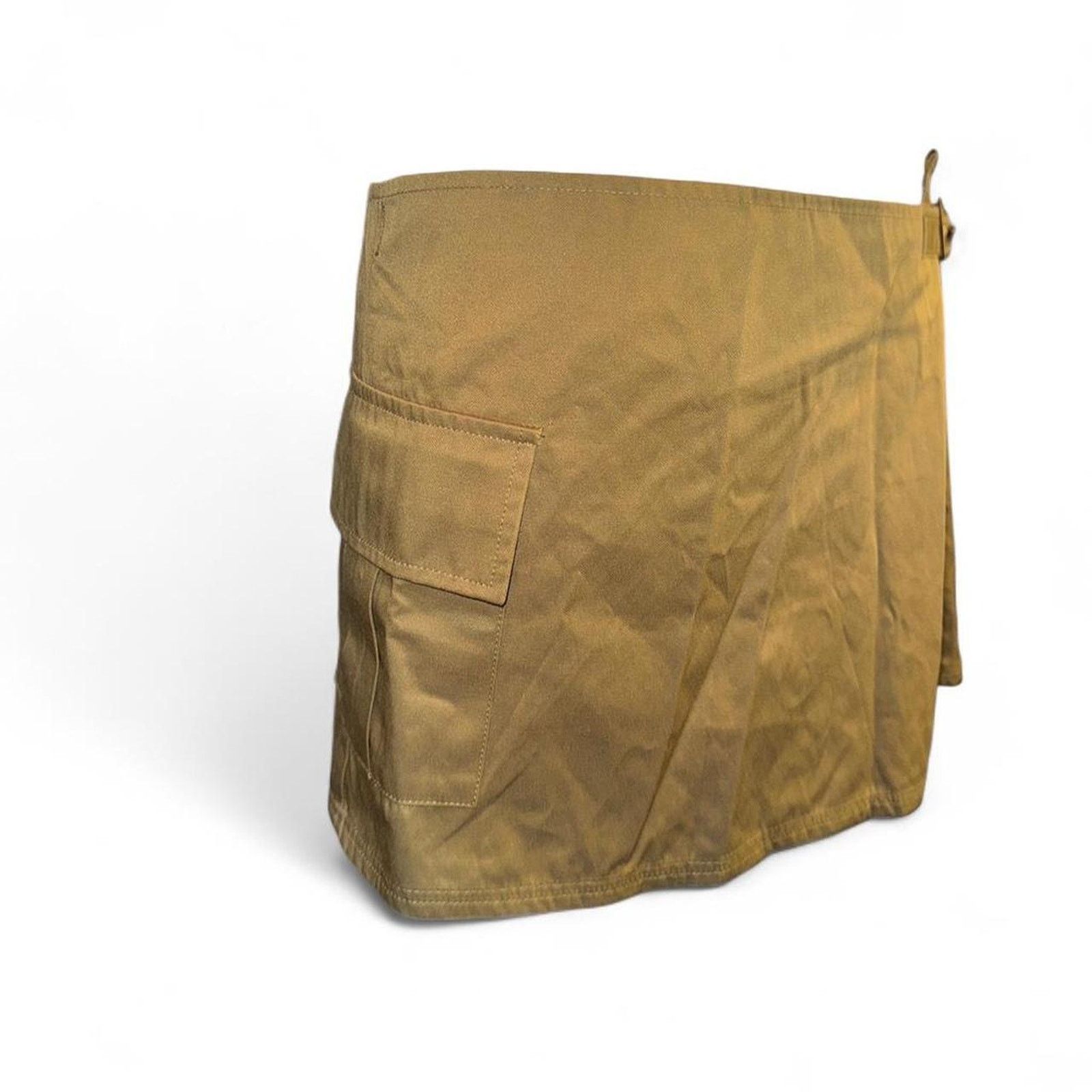 Other Khaki cargo mini skirt with wrap belt Size 29" - 3 Thumbnail